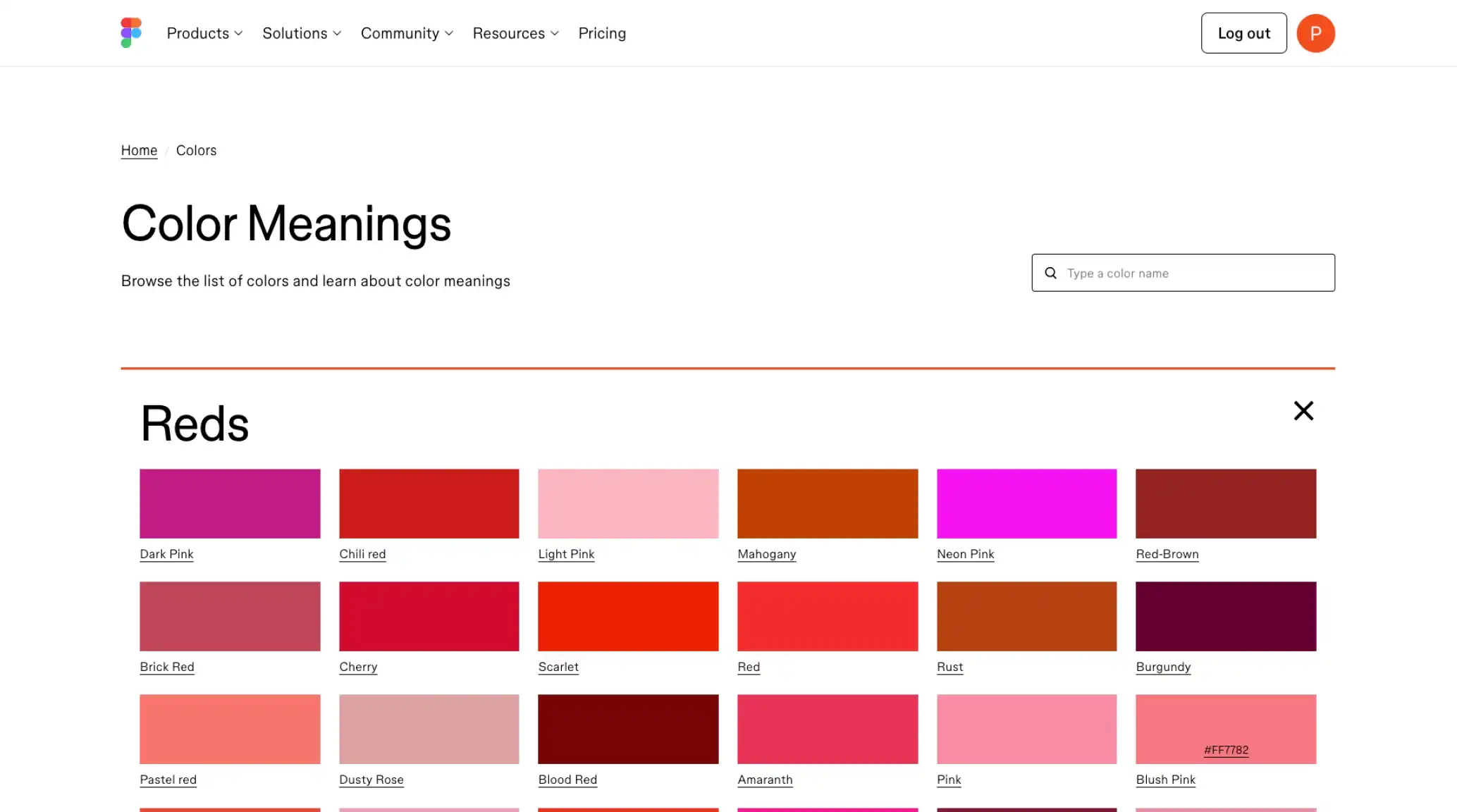 Color Meanings – Browse the list of colors and learn about color meanings