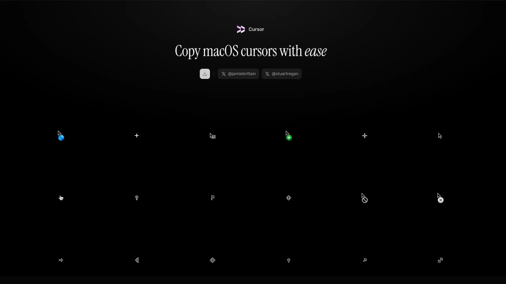 Cursor – Copy macOS cursors with ease