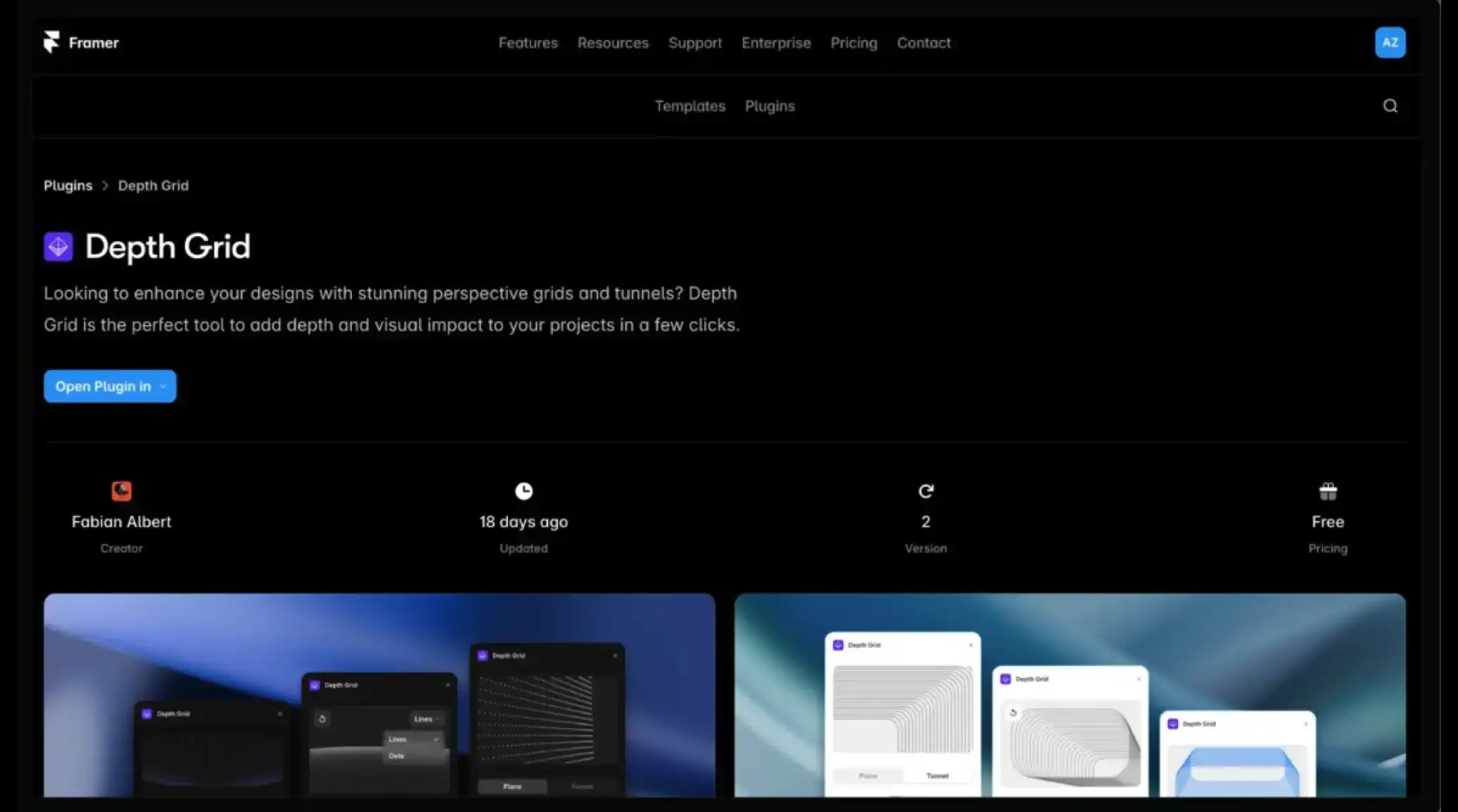 Depth Grid — Add depth and visual impact to your projects