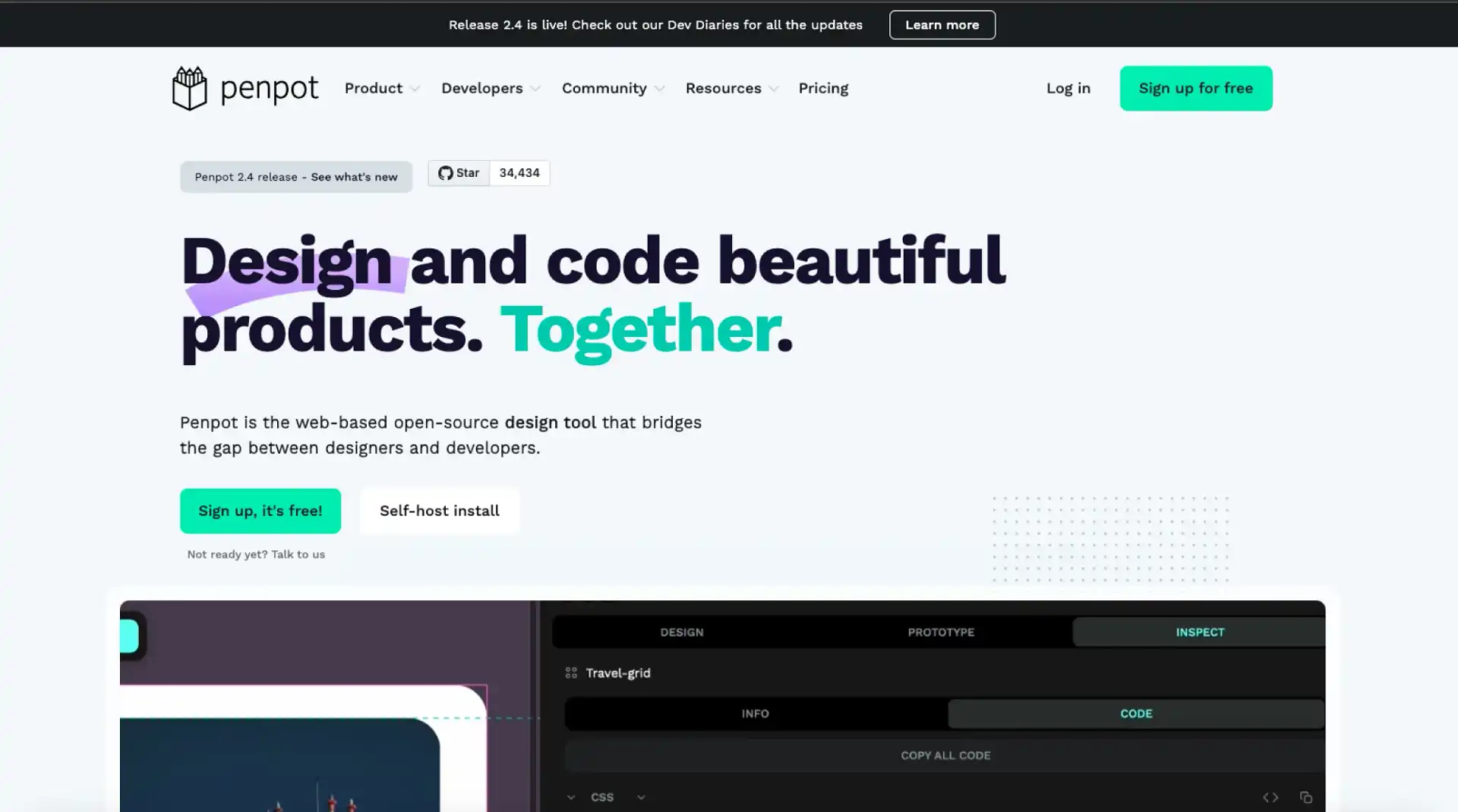 Penpot – The Design Tool for Design & Code Collaboration