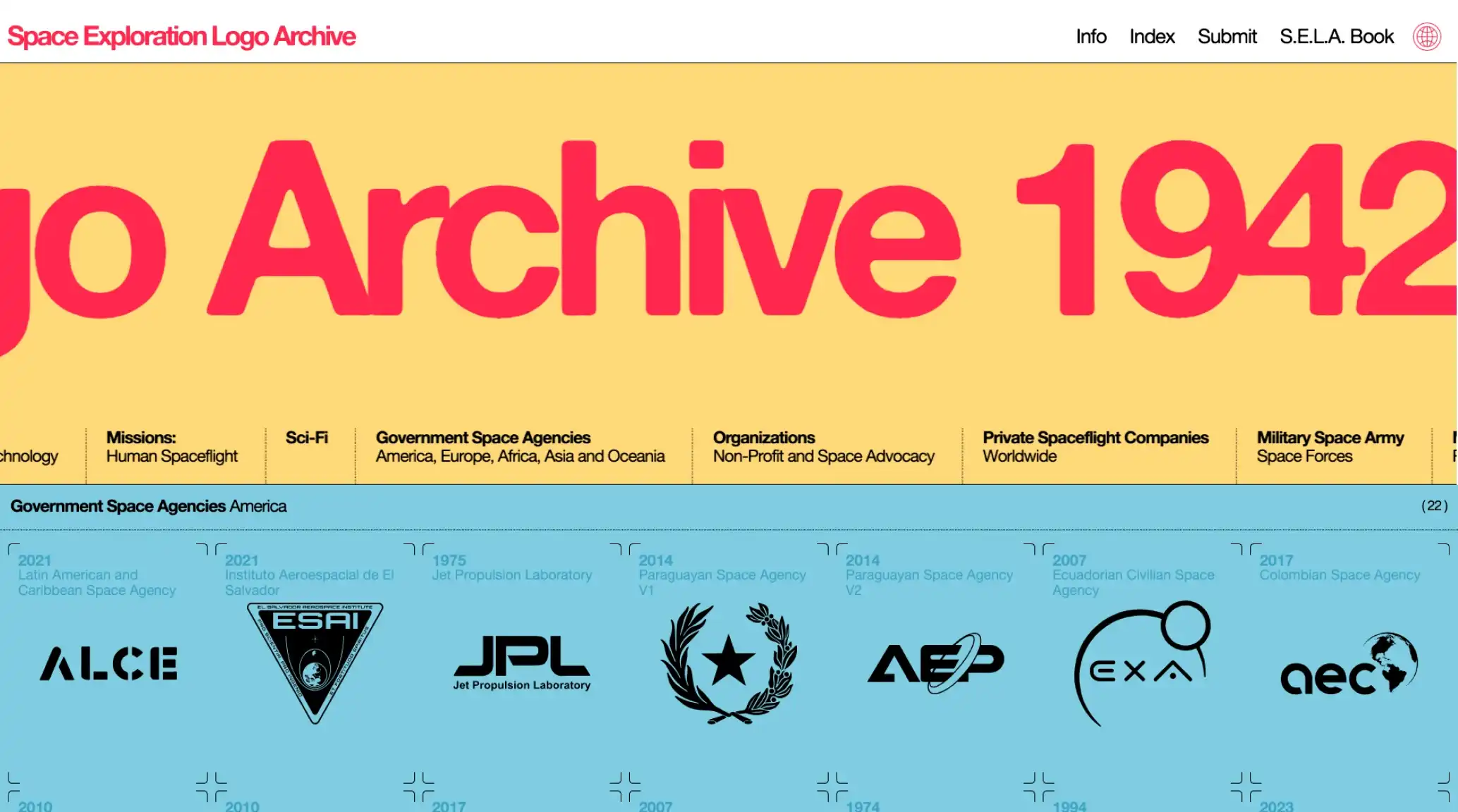 Space Exploration Logo Archive