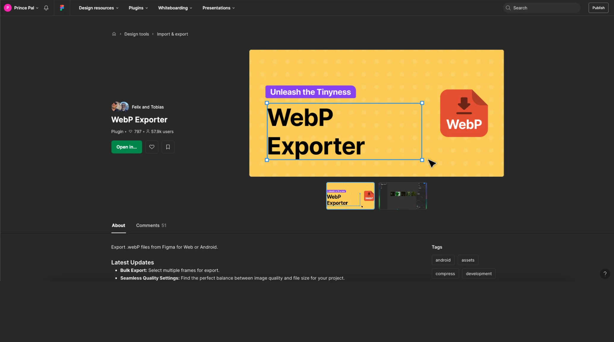 WebP Exporter