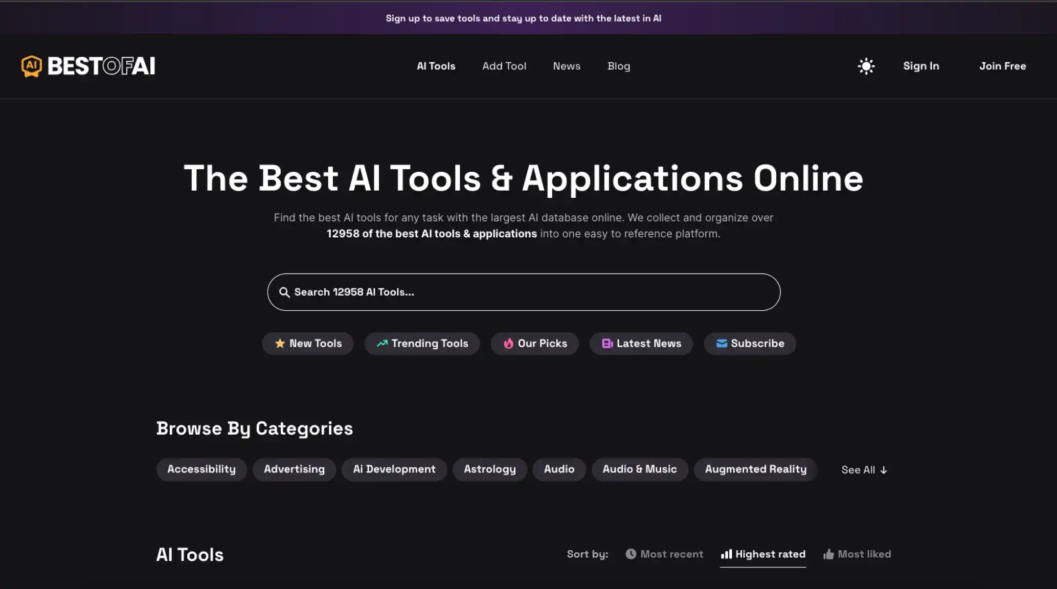 Best of AI – Find The Best AI Tools & Applications Online