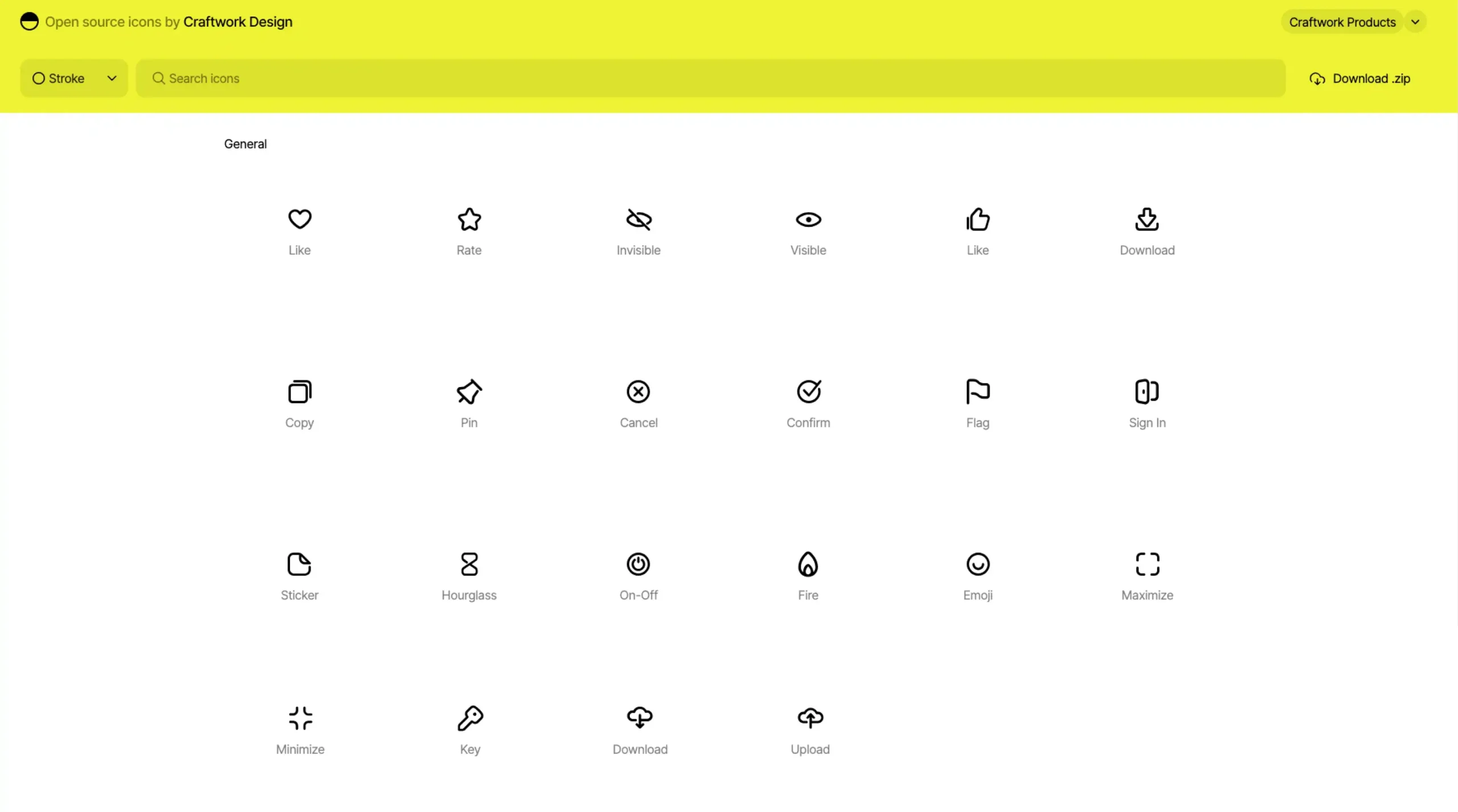 Craftwork Icons