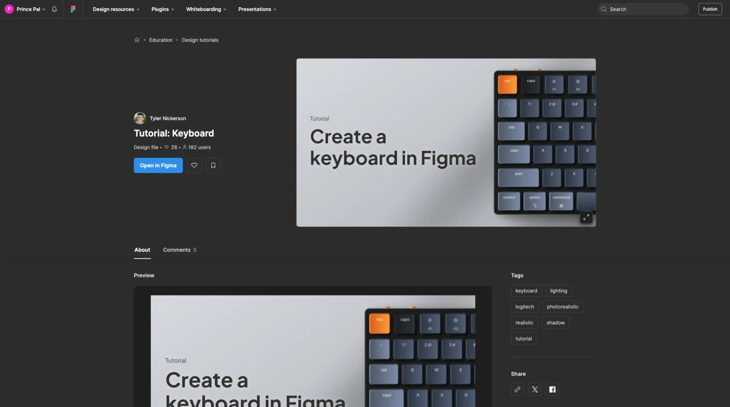 Create a keyboard in Figma