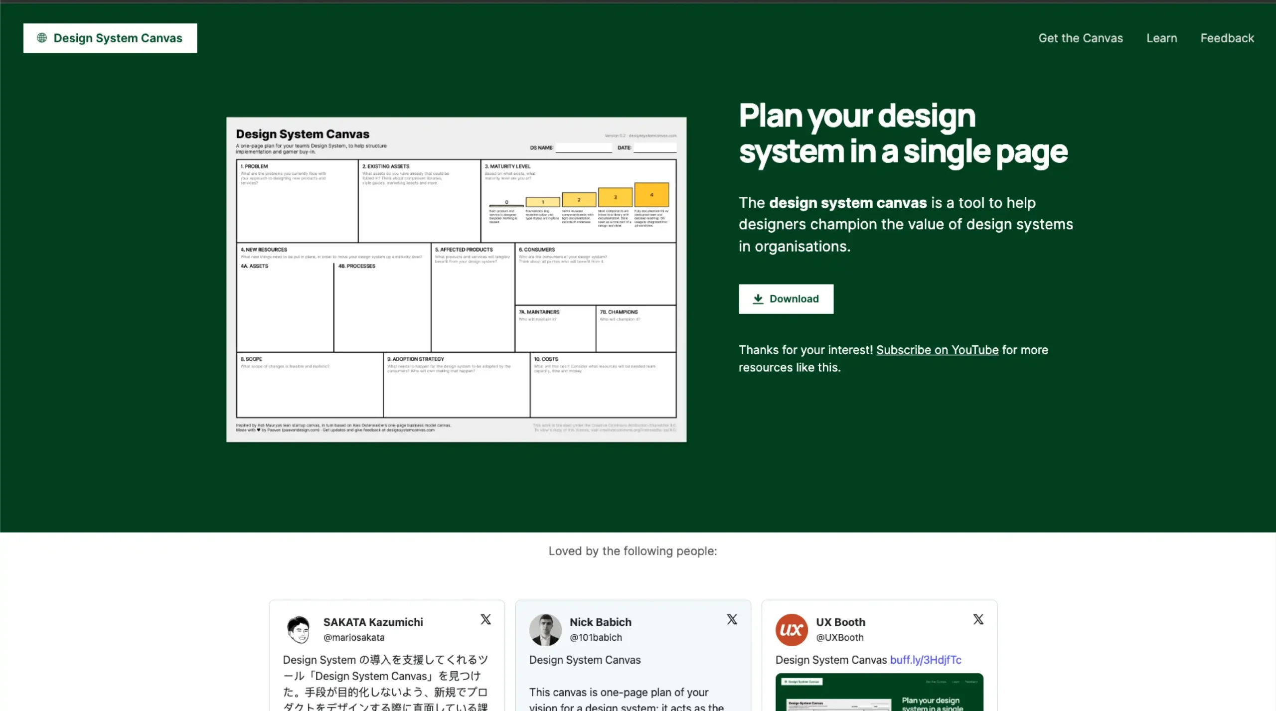 Design System Canvas
