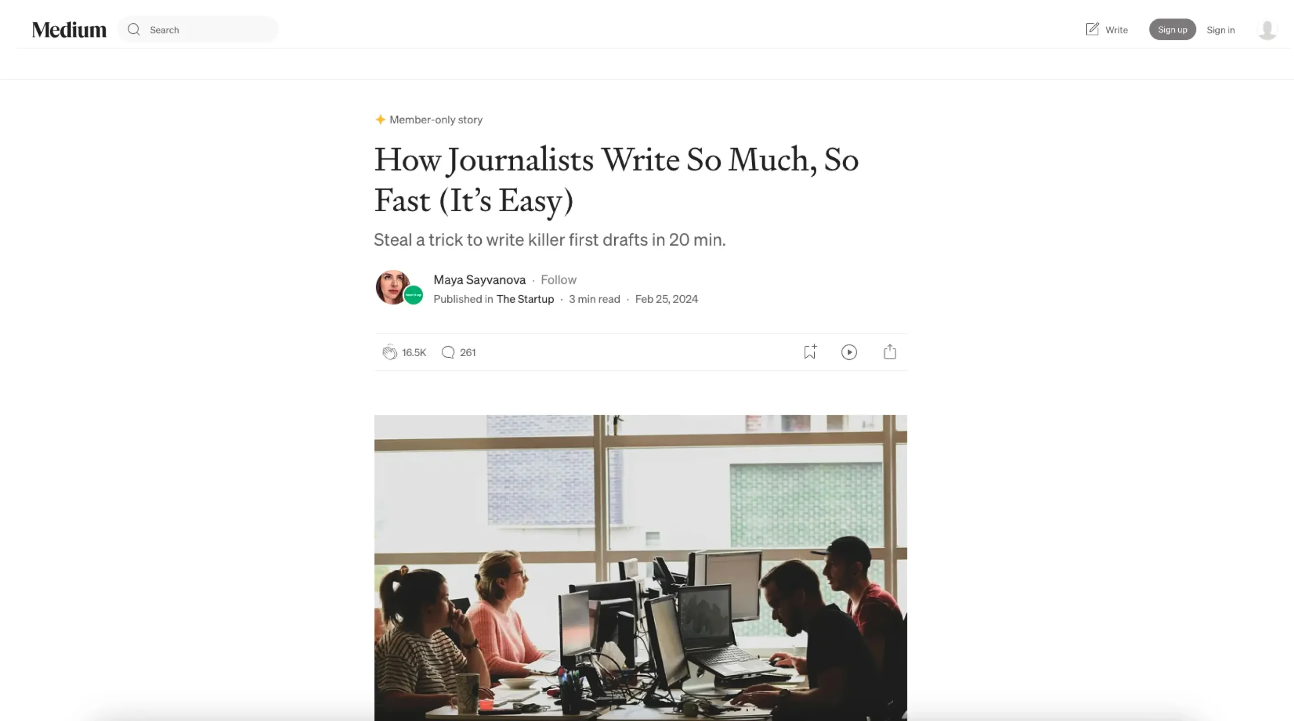How Journalists Write So Much, So Fast (It’s Easy)