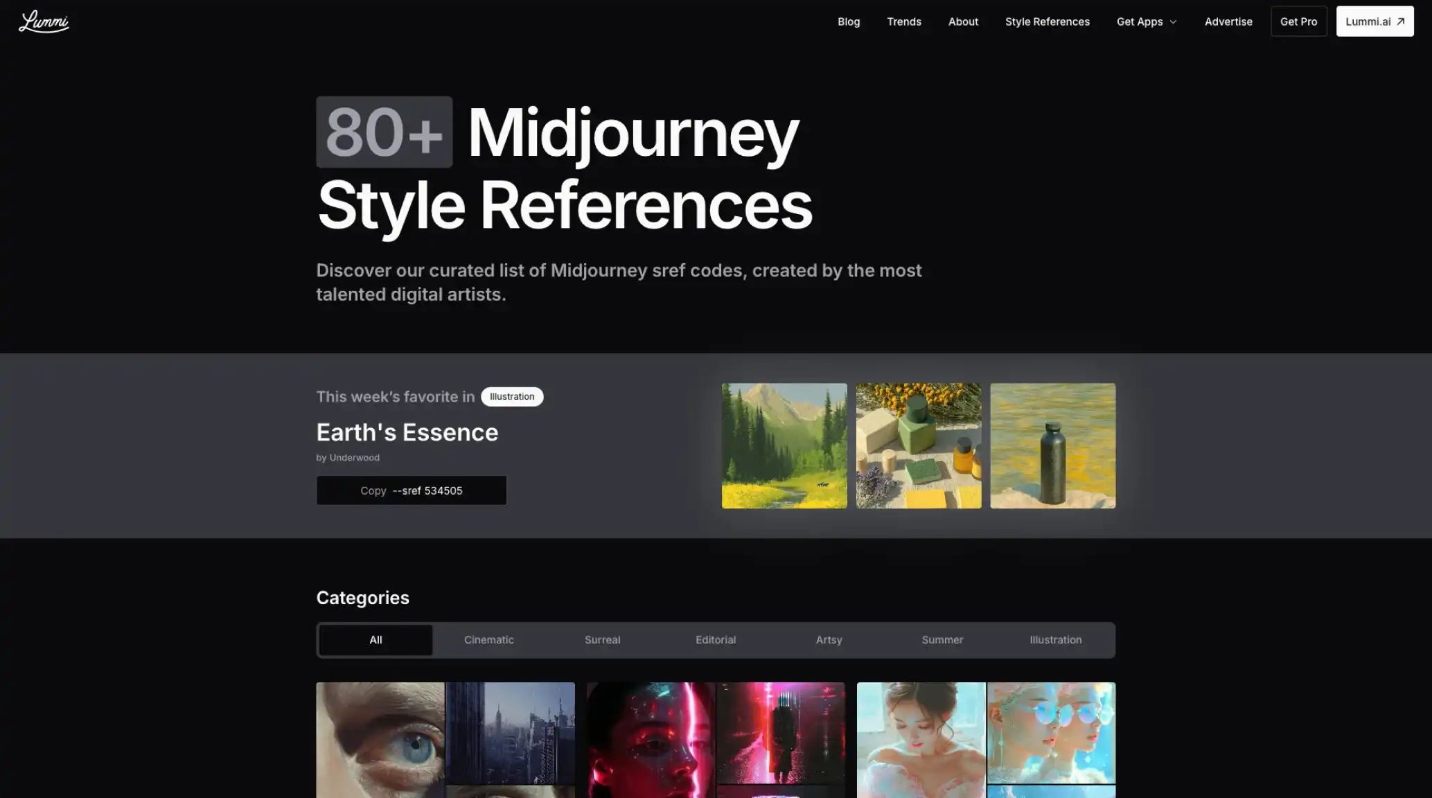 Lummi – 80+ Curated Style References for Midjourney