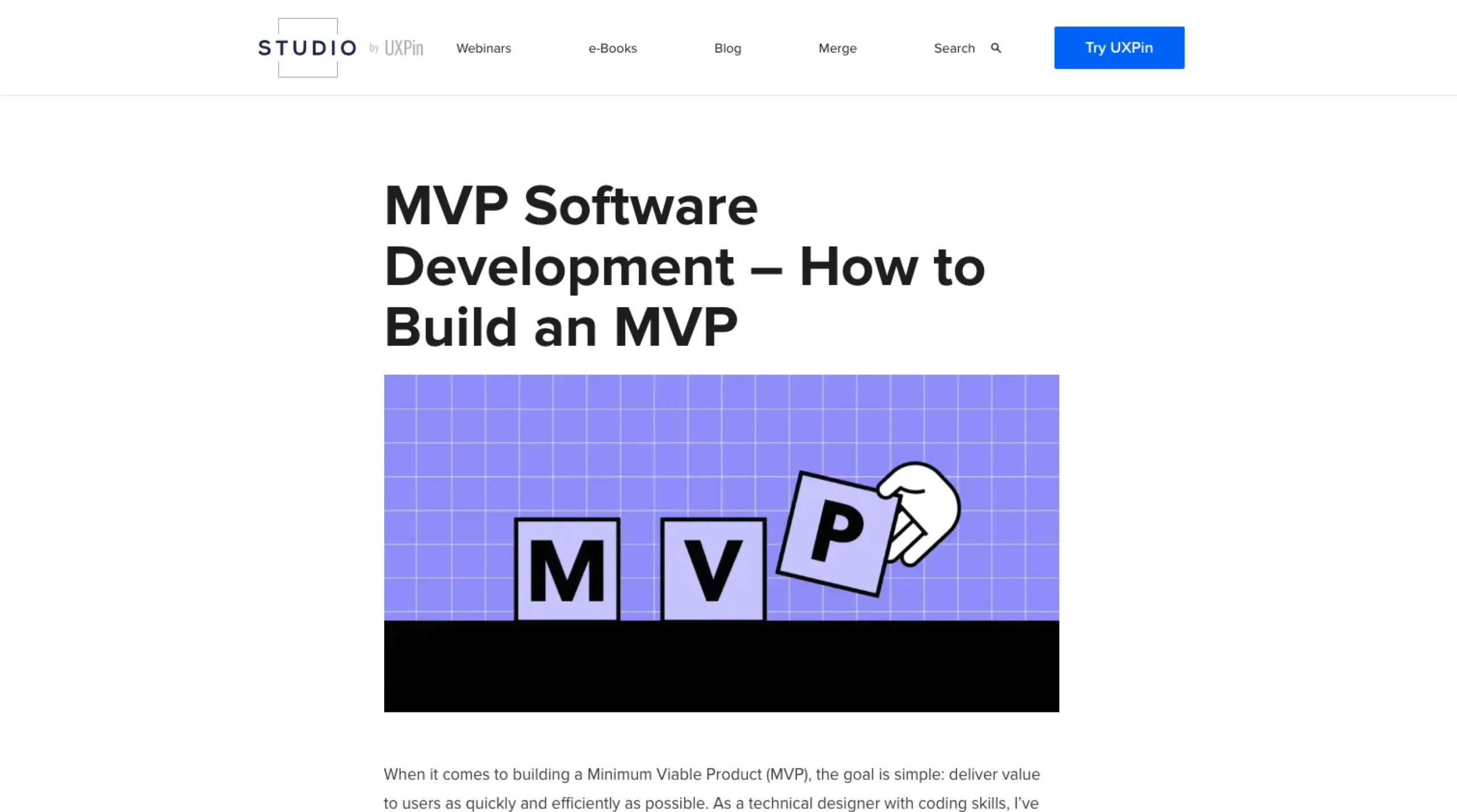 MVP Software Development – How to Build an MVP
