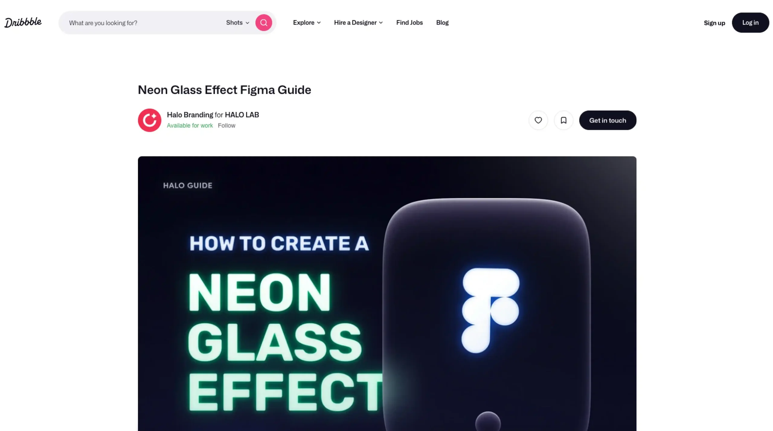 Neon Glass Effect Figma Guide