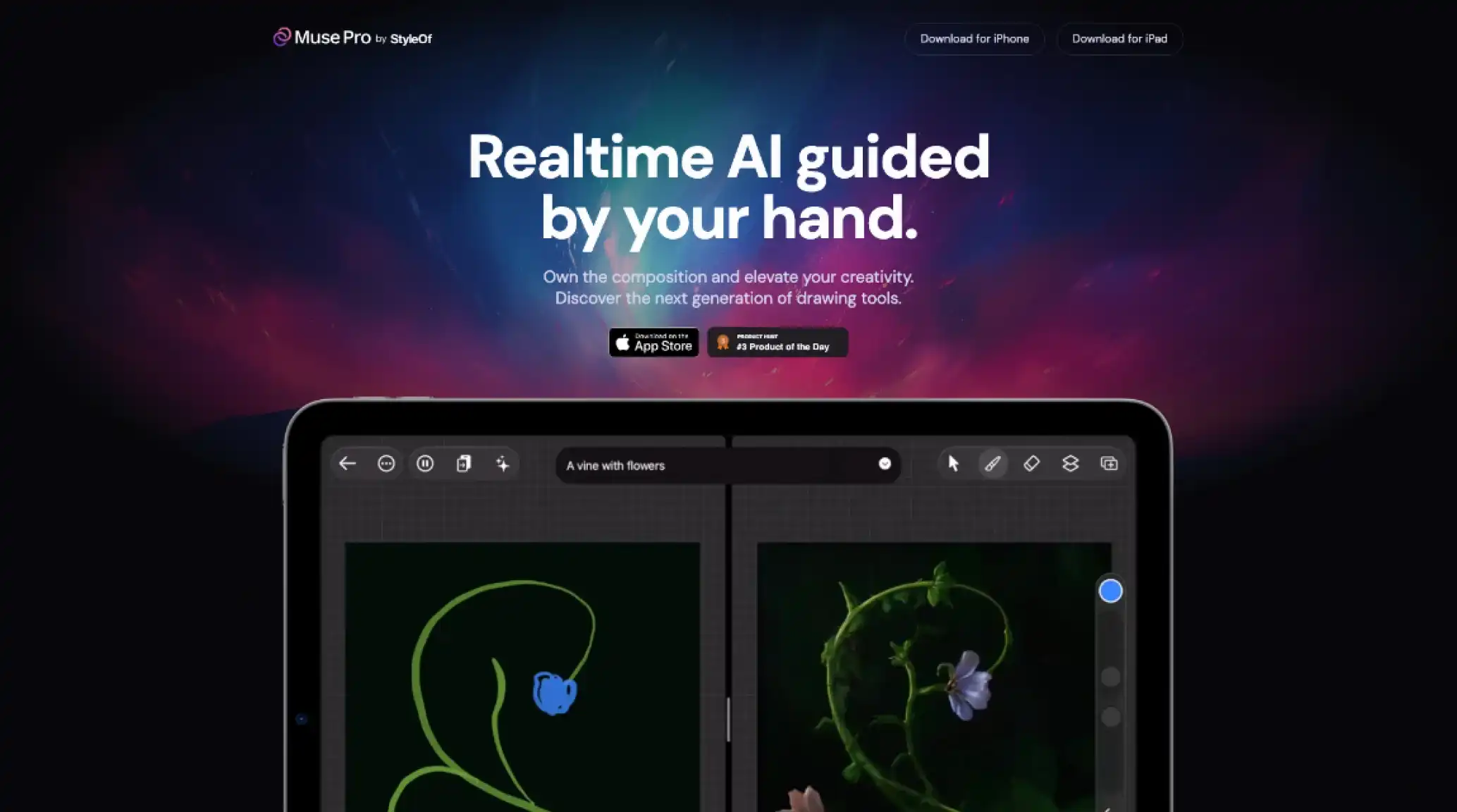 MusePro – Realtime AI guided by your hand