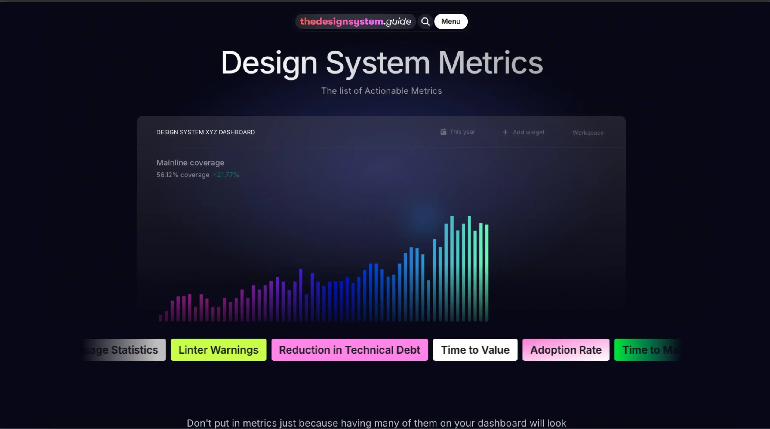 The Design System Metrics Collection