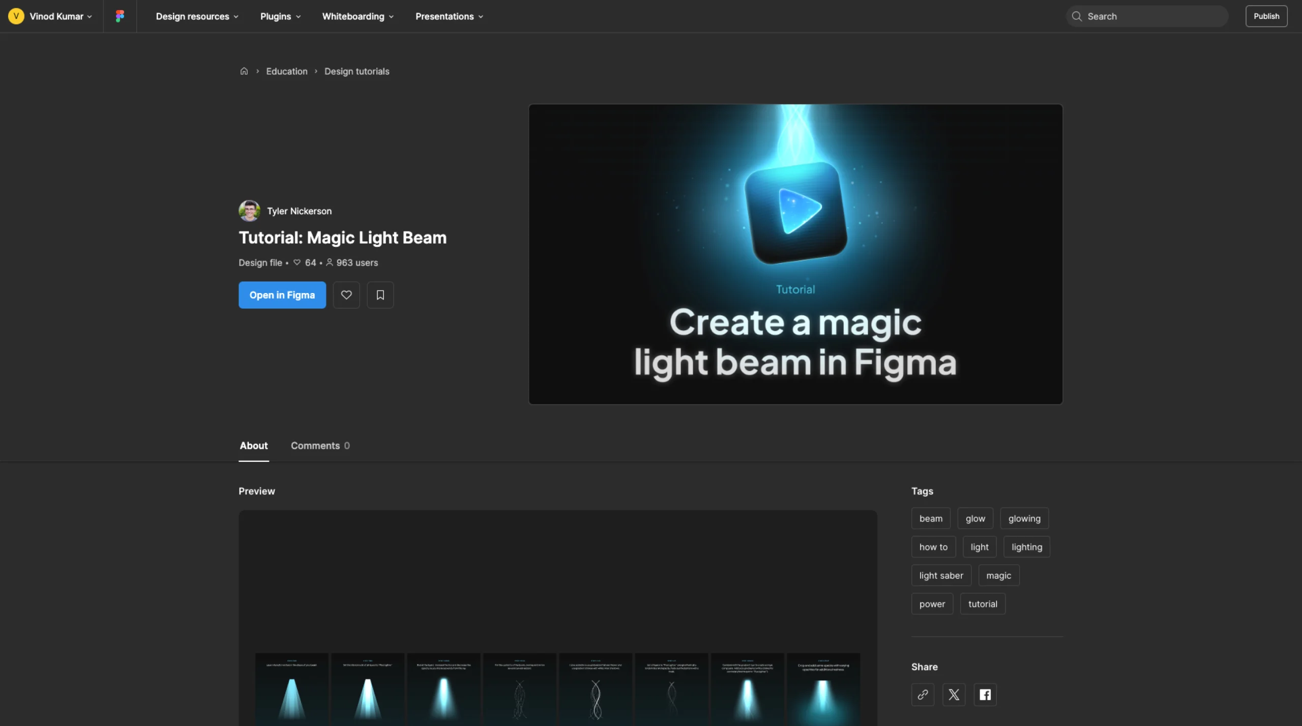 Tutorial: Magic Light Beam