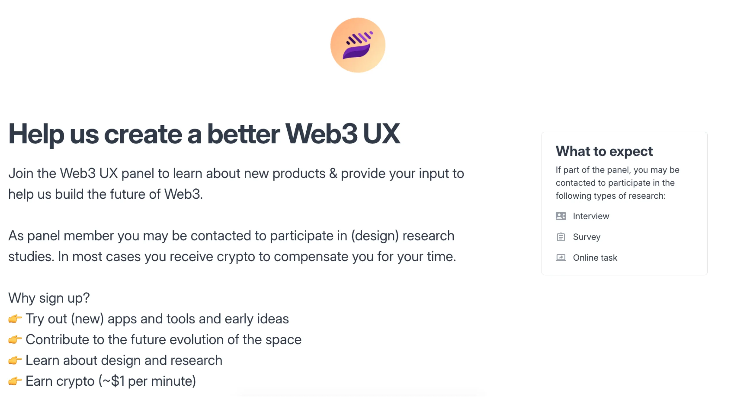 Help us create a better Web3 UX