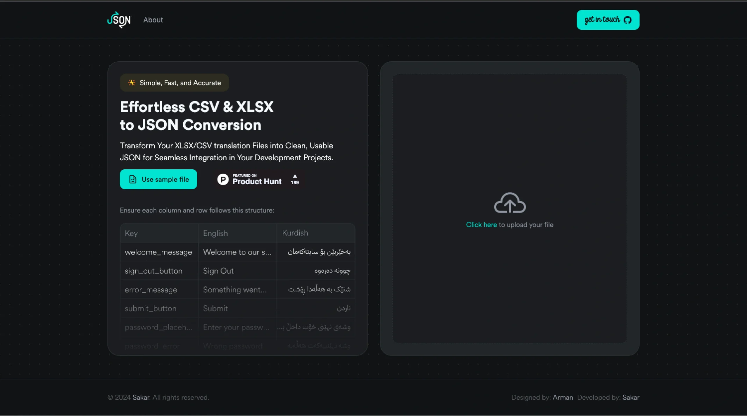 Jsonify – free JSON generator