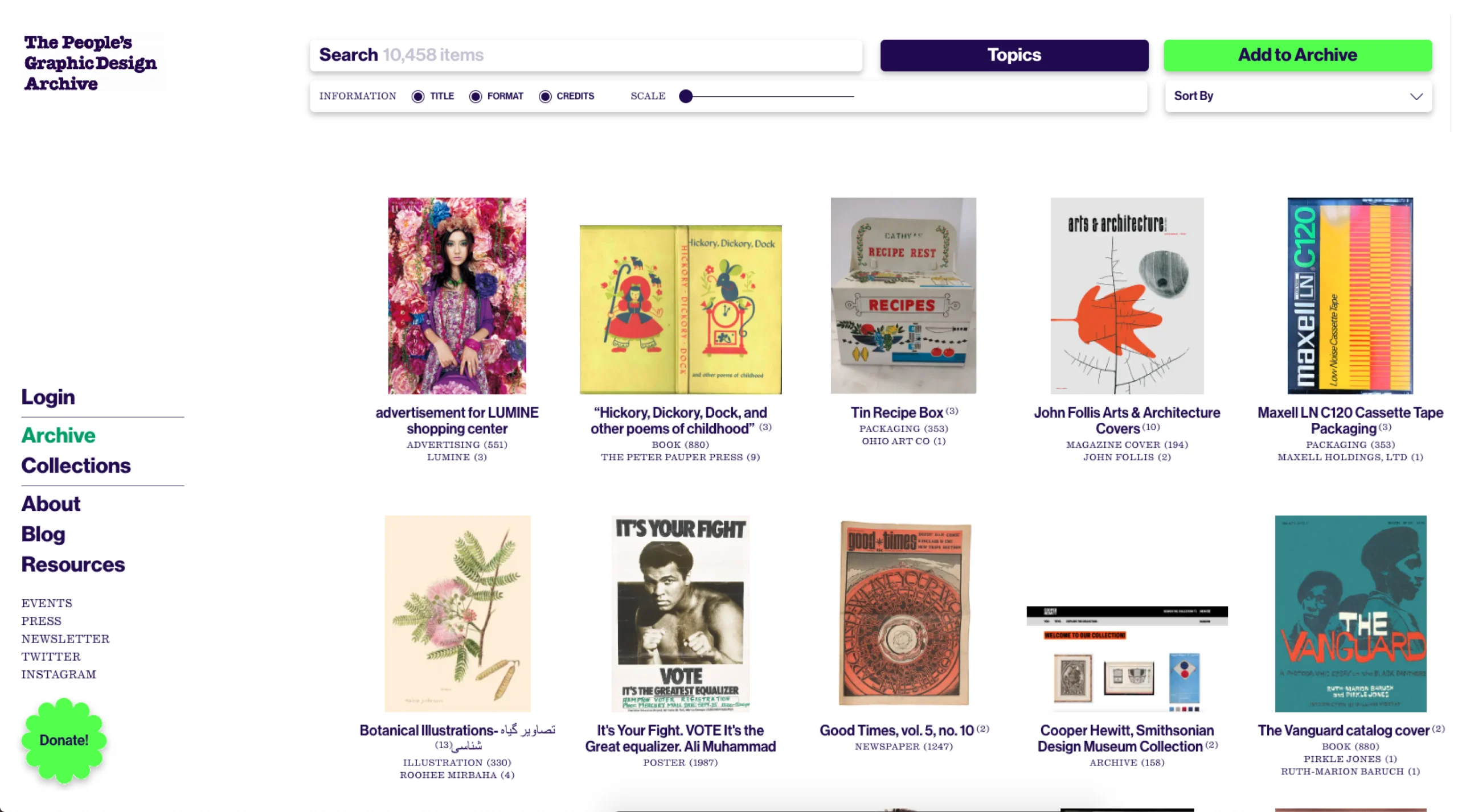 People’s Graphic Design Archive