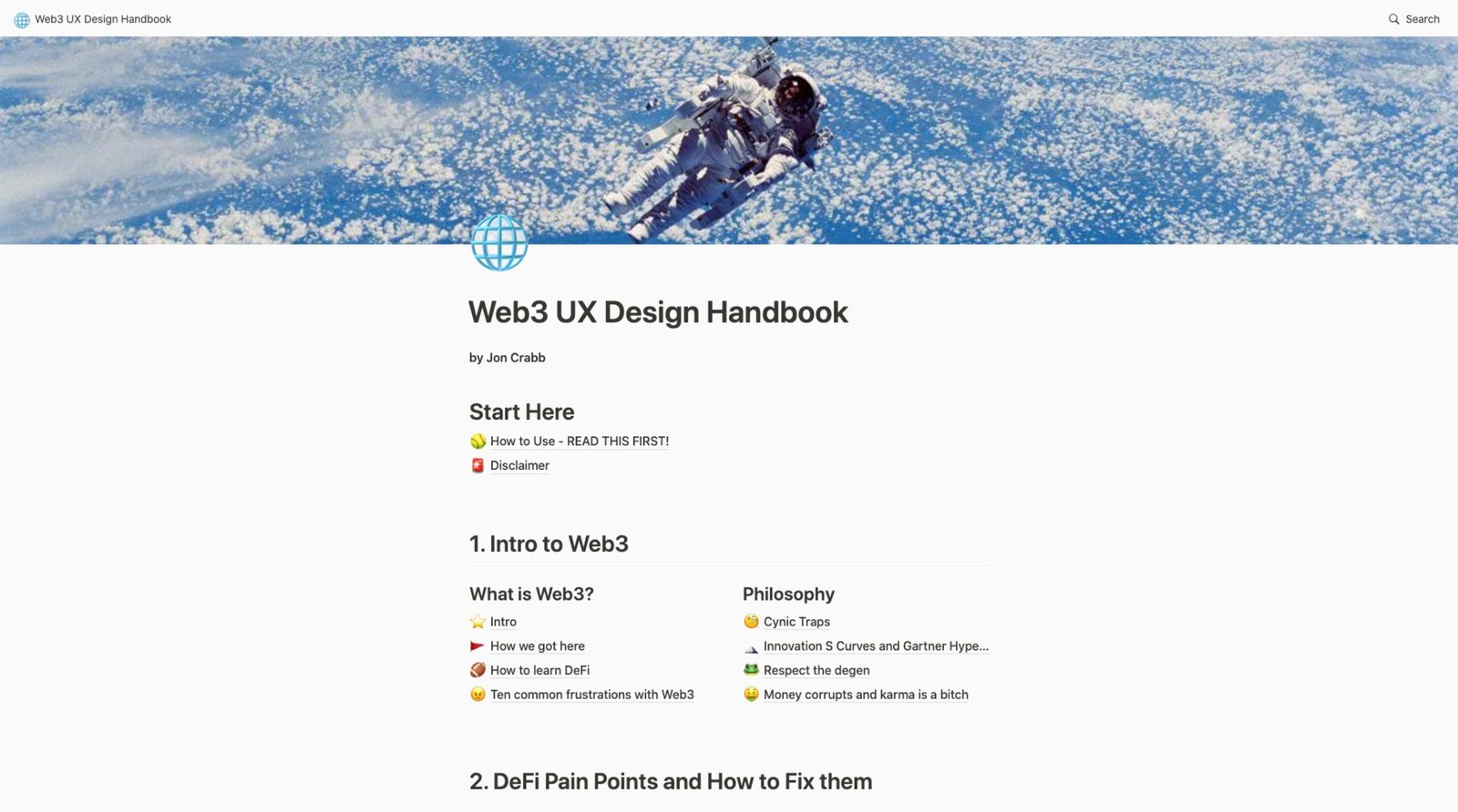 Web3 UX Design Handbook