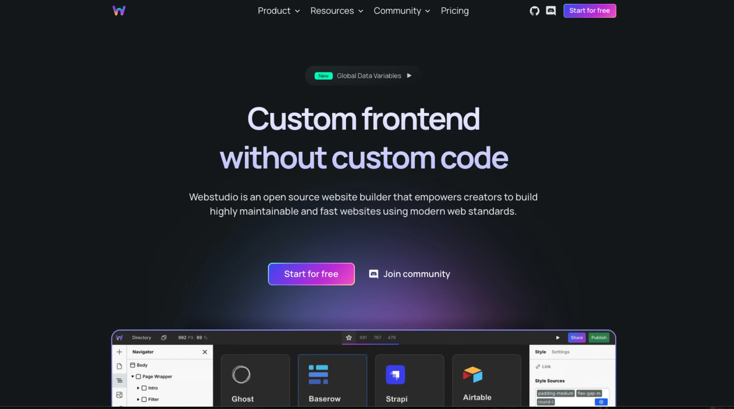 Webstudio