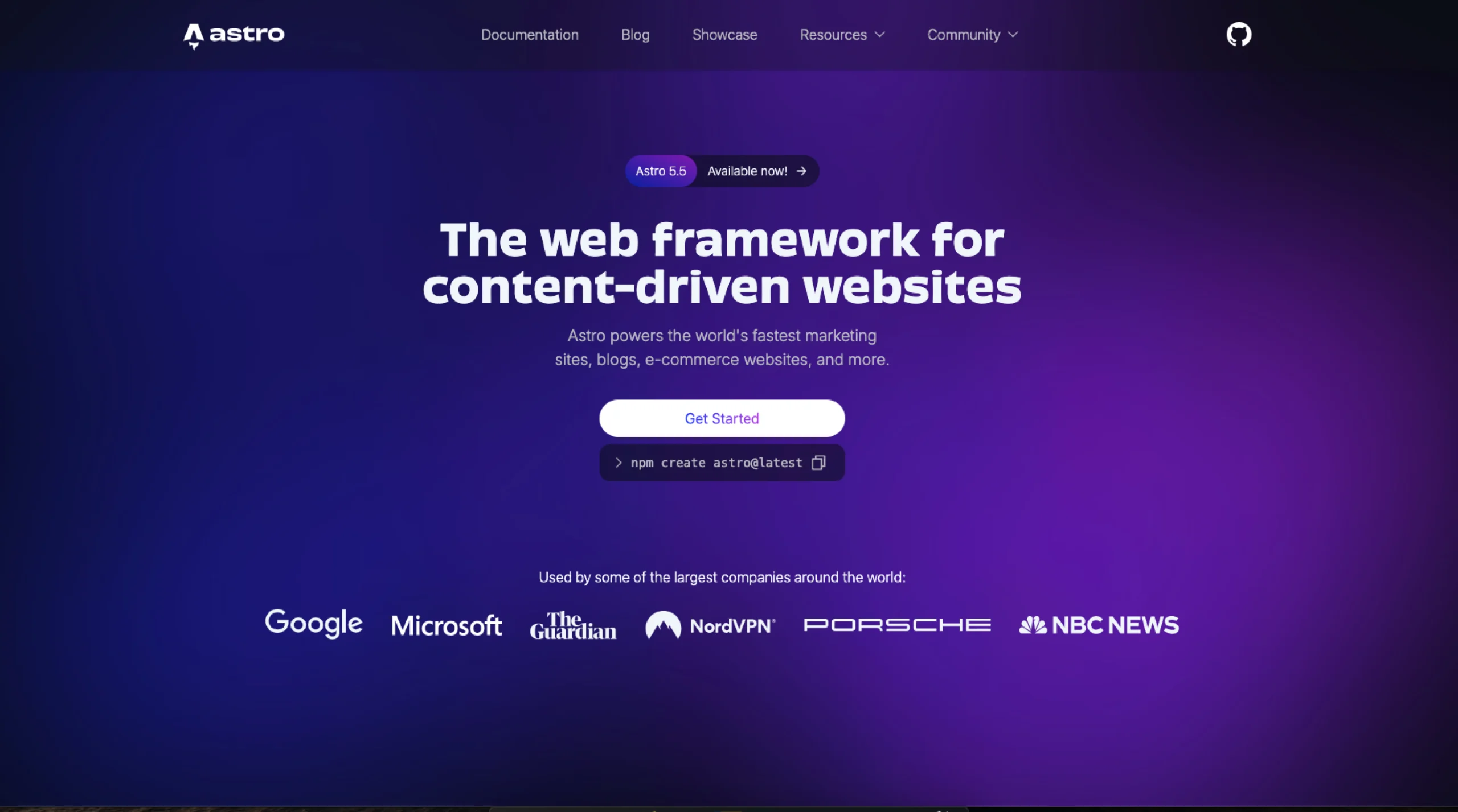 Astro Website Design