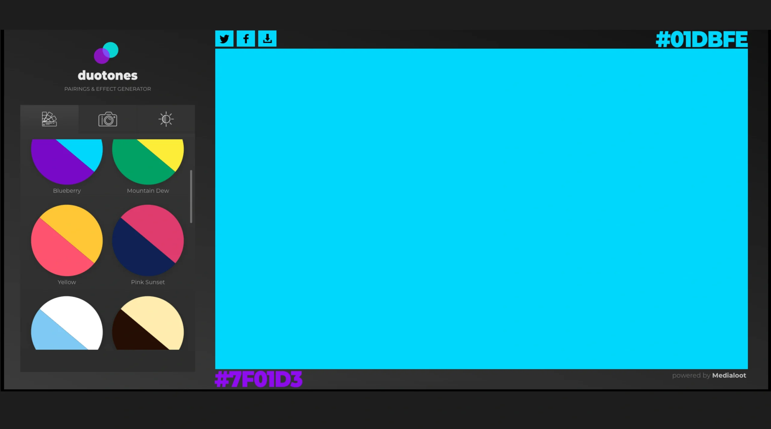 Duotones – Pairings & Effect Generator