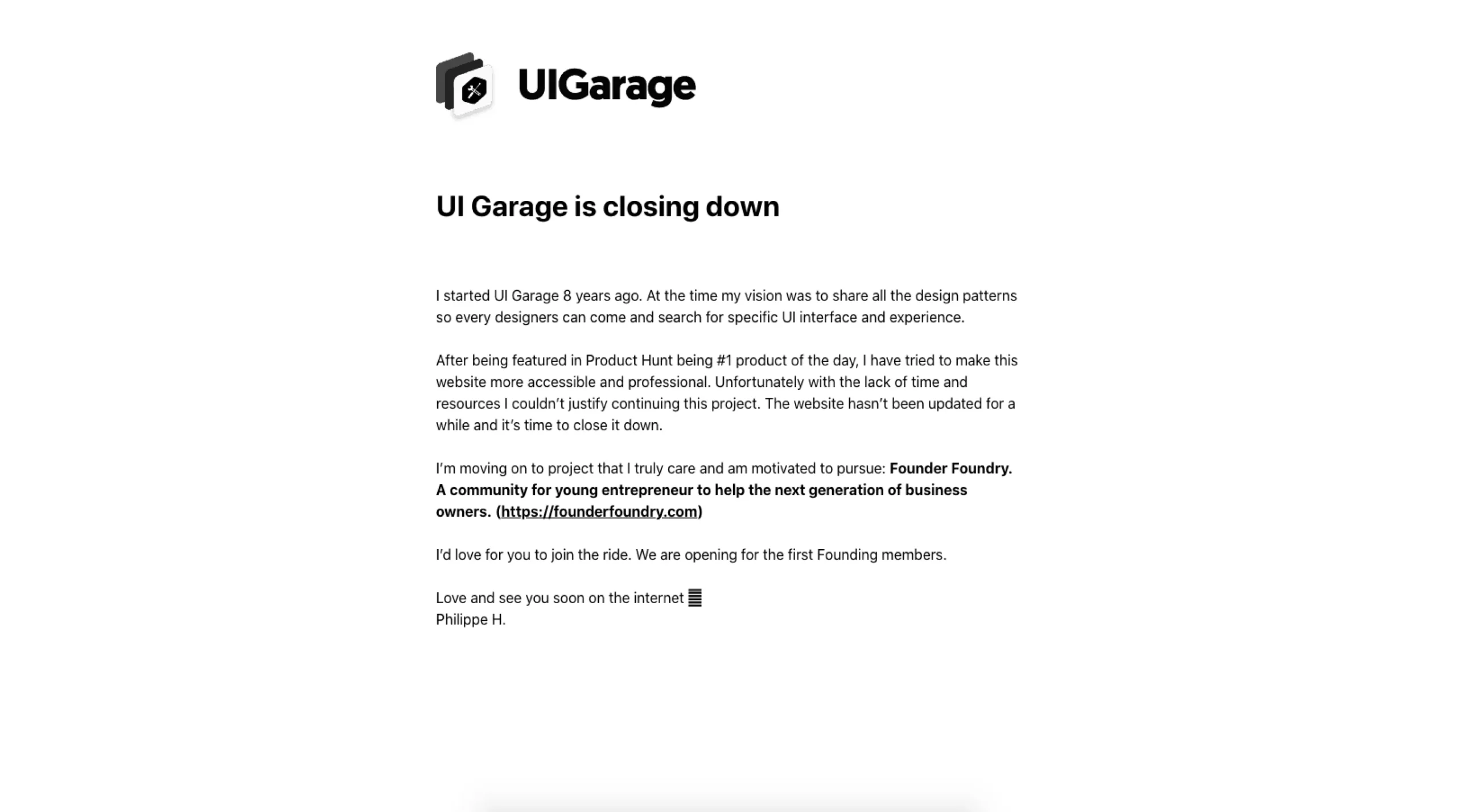 UI Garage