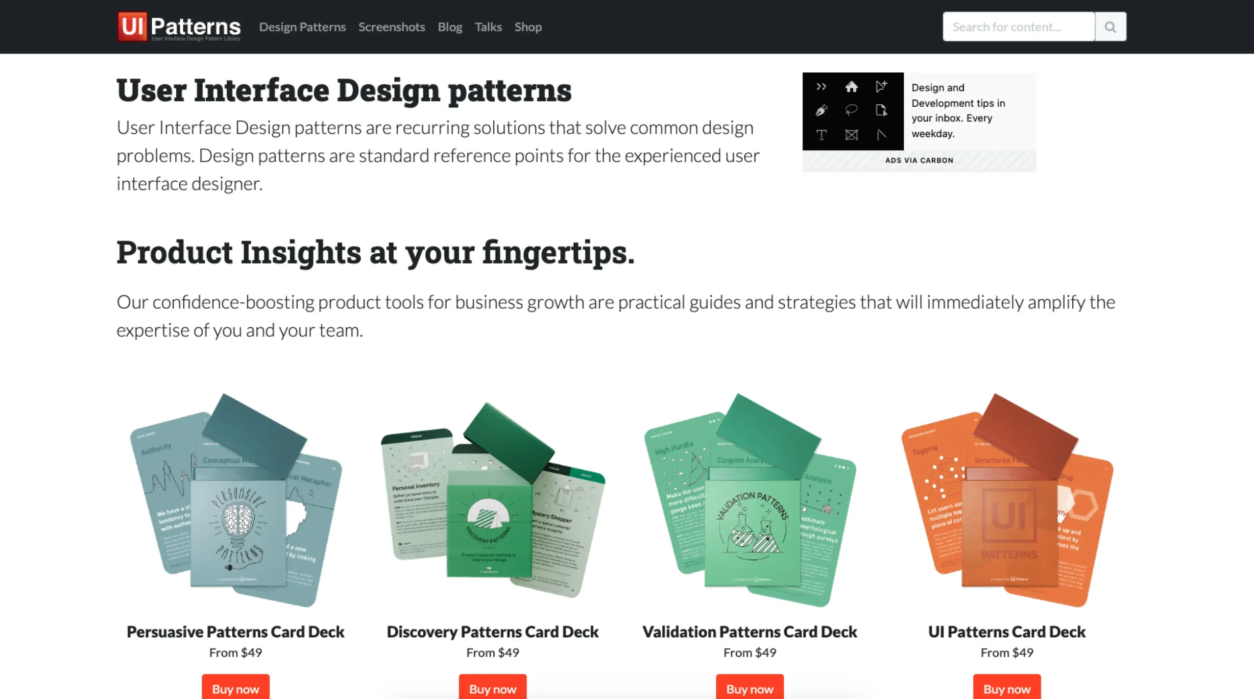 UI Patterns