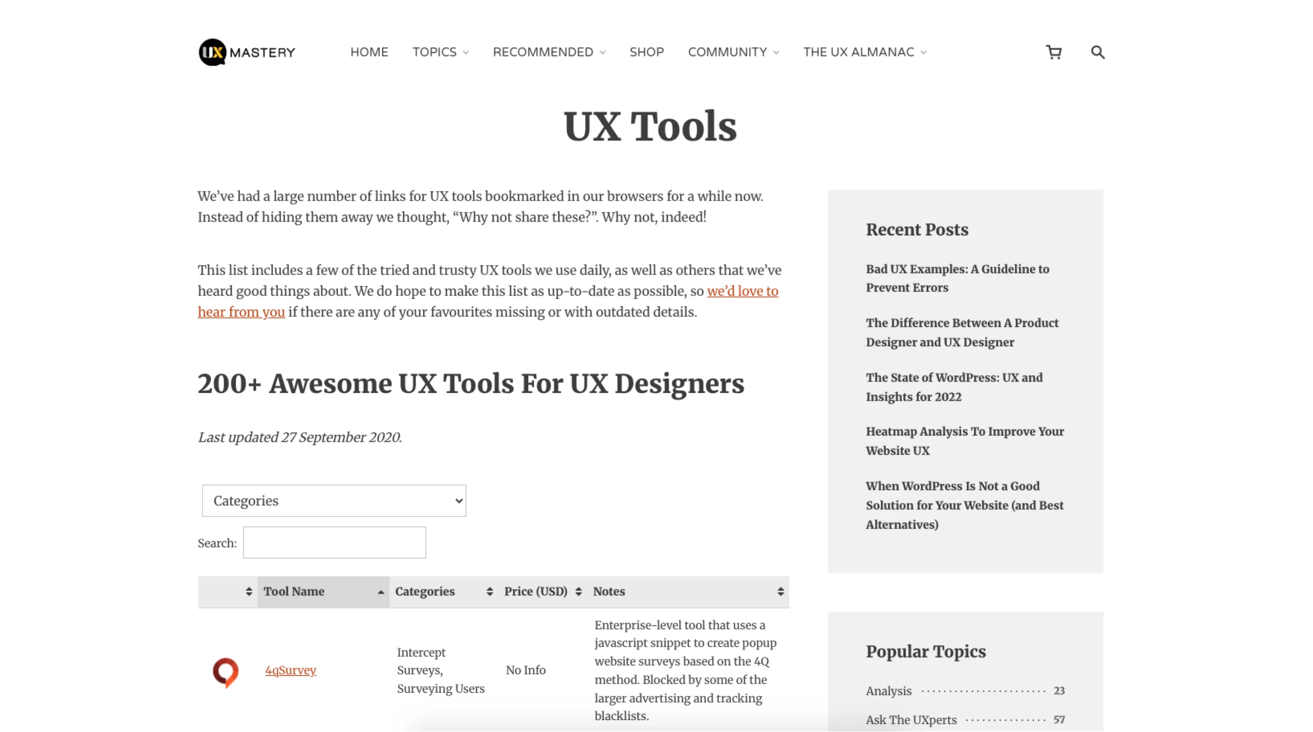 UX Tool