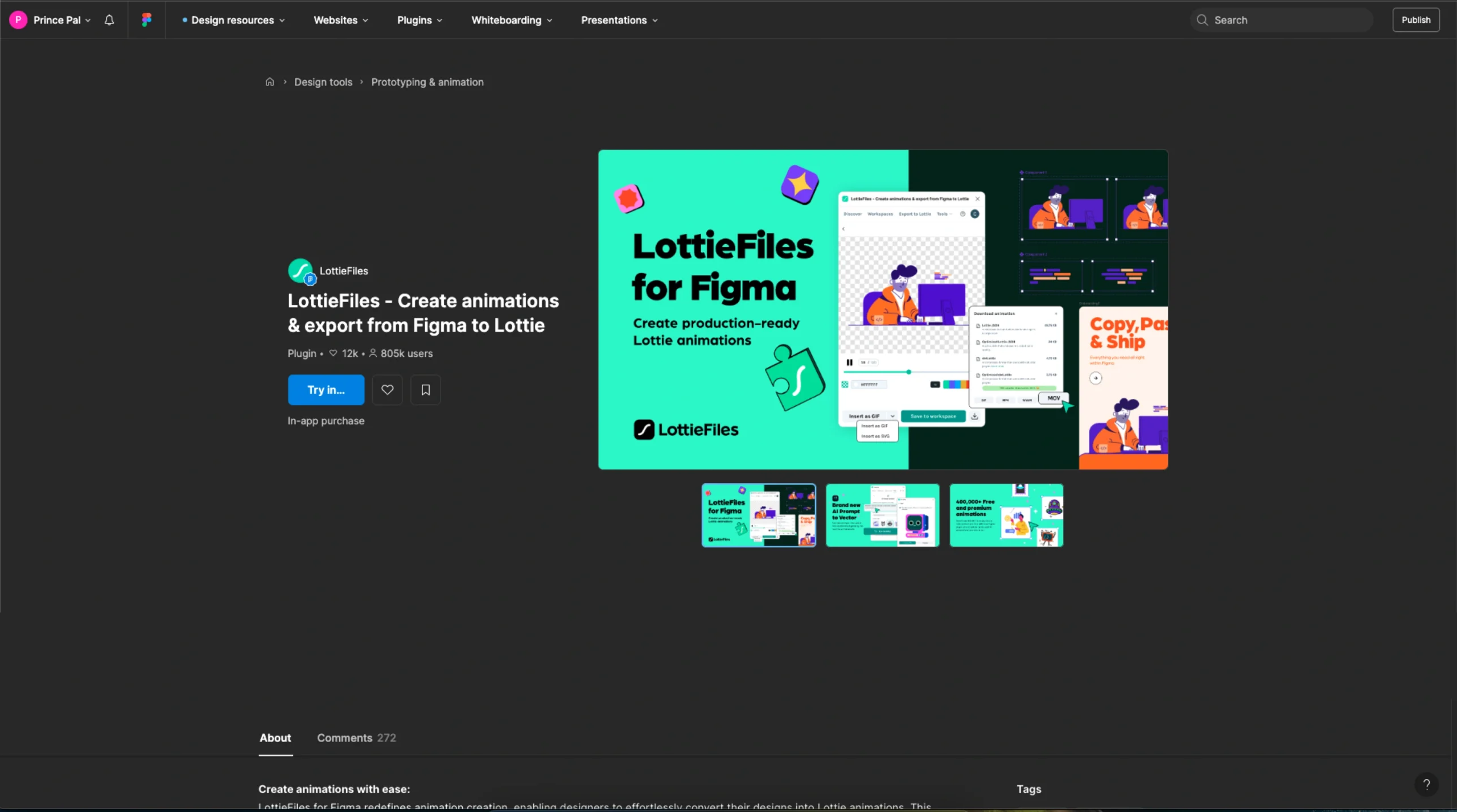 Create Animations & Export from Figma to Lottie