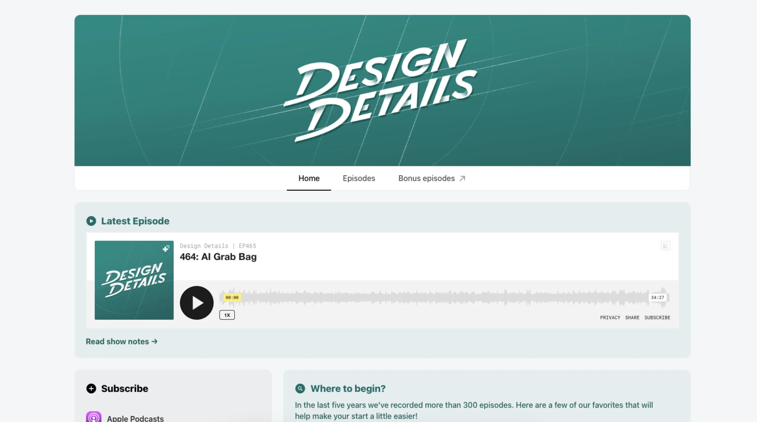 Design Details