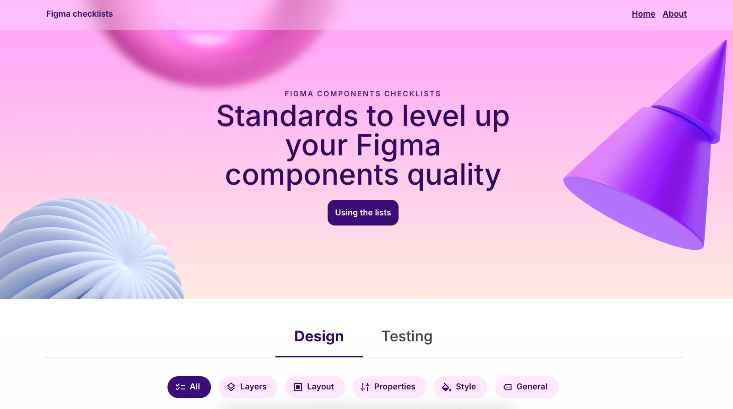 Figma Checklists