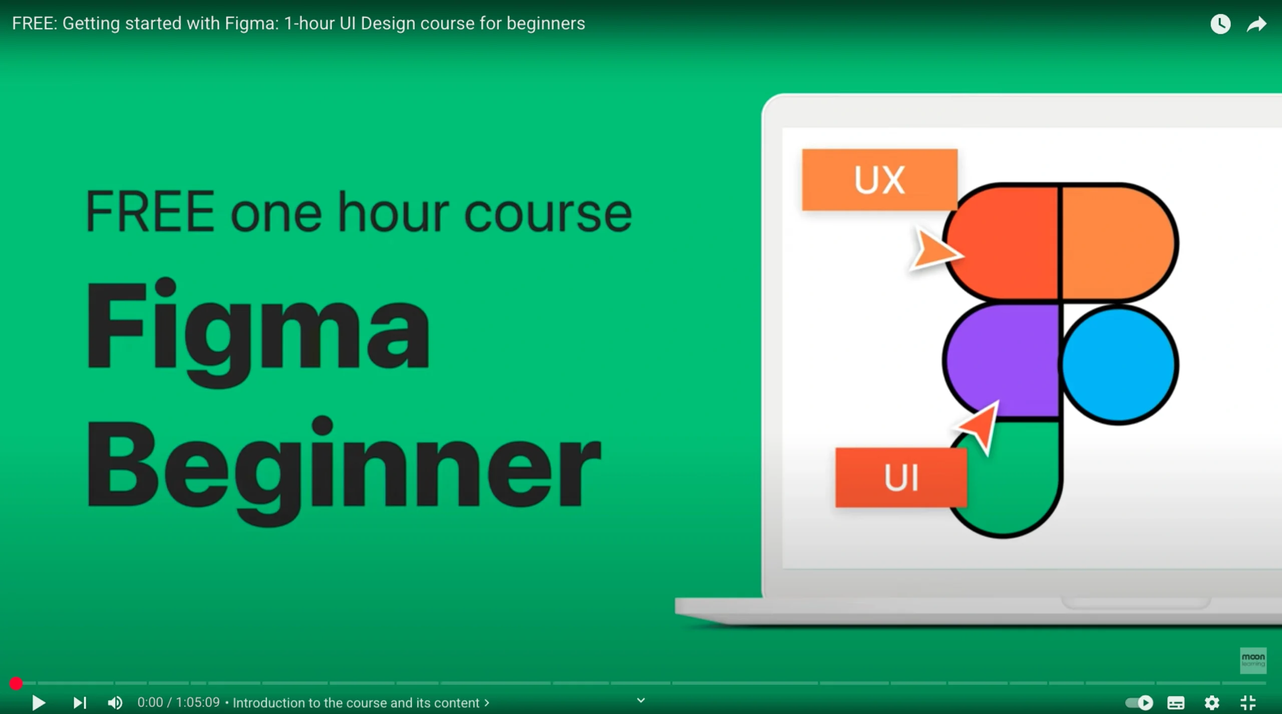 Getting started with Figma: 1-hour UI Design course for beginners