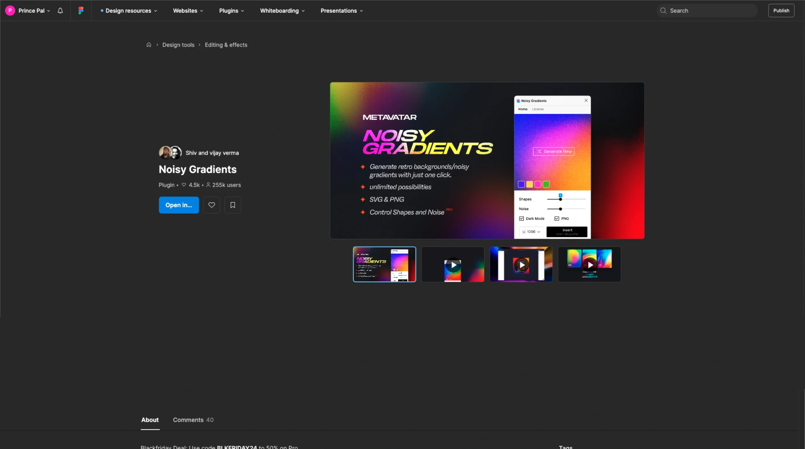 Noisy Gradients