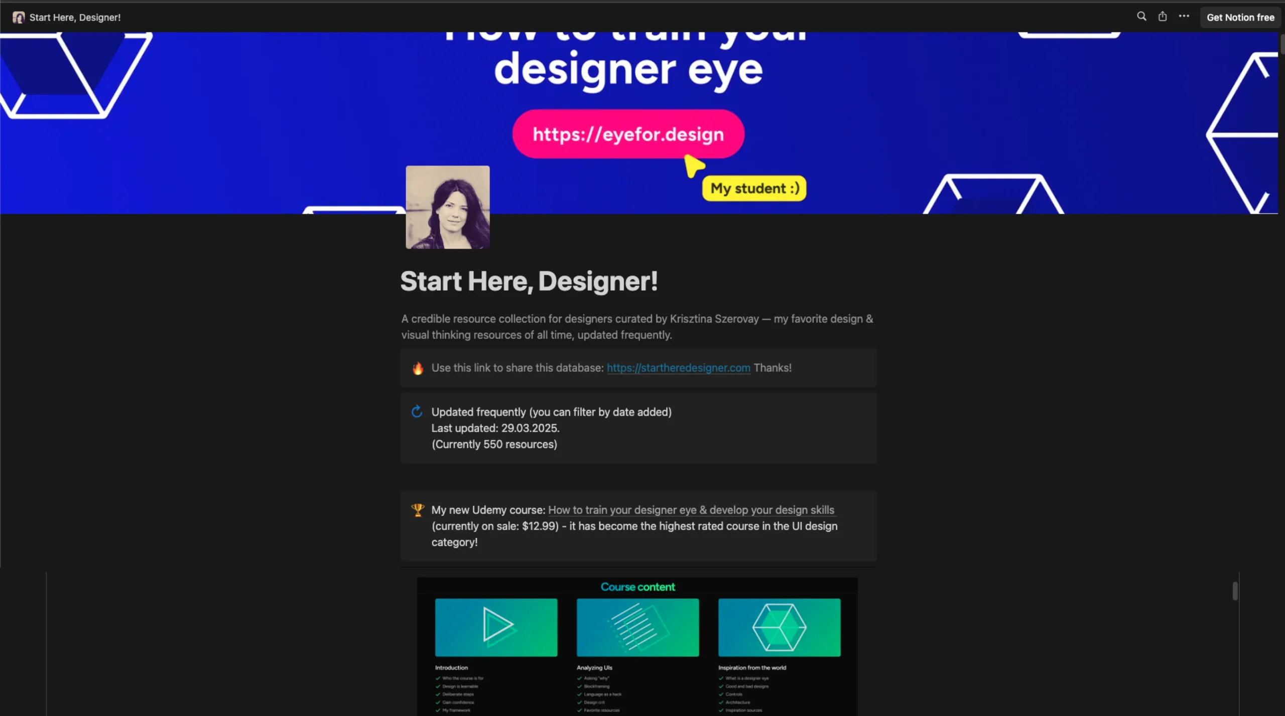 Start Here, Designer!