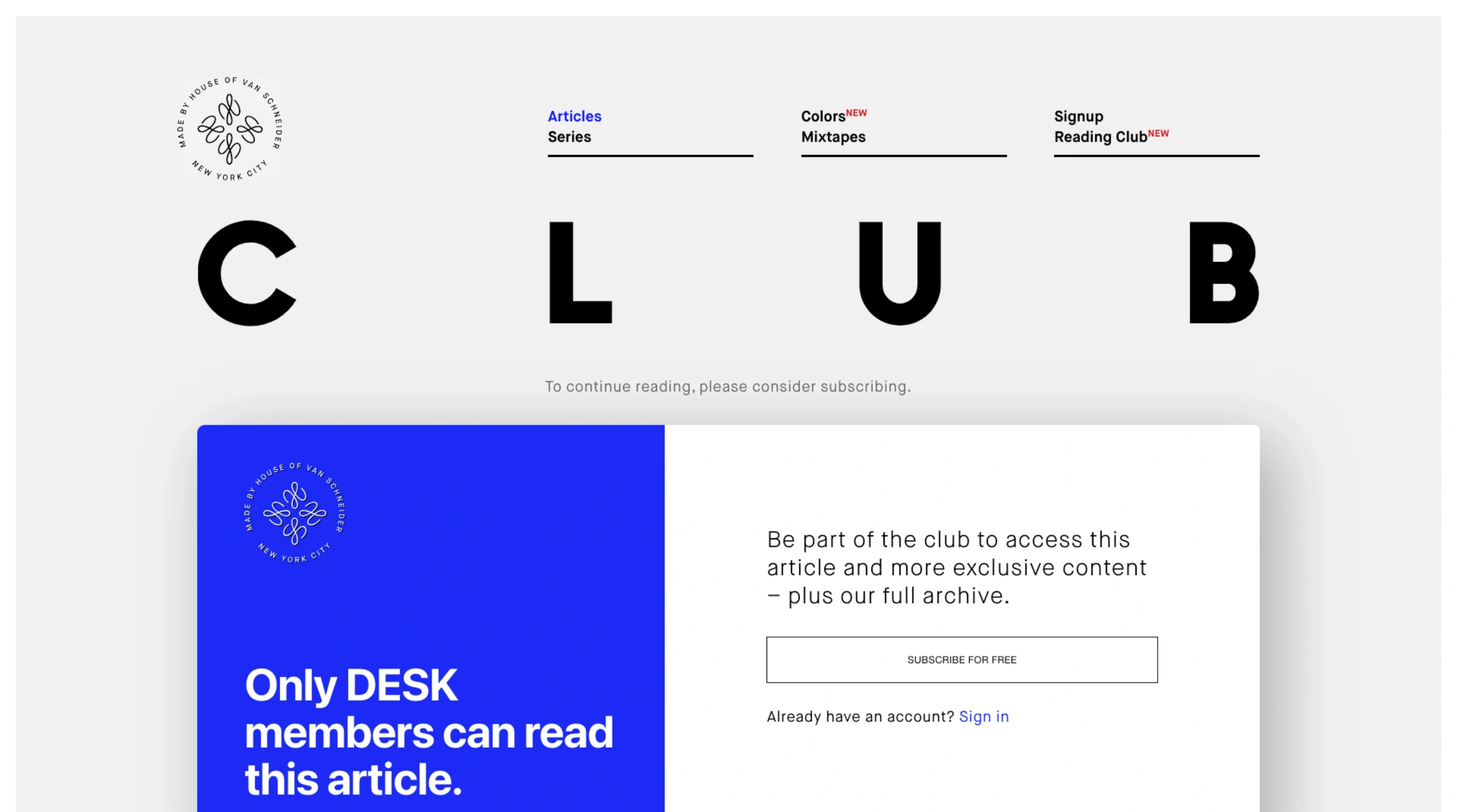 The DESK Reading Club
