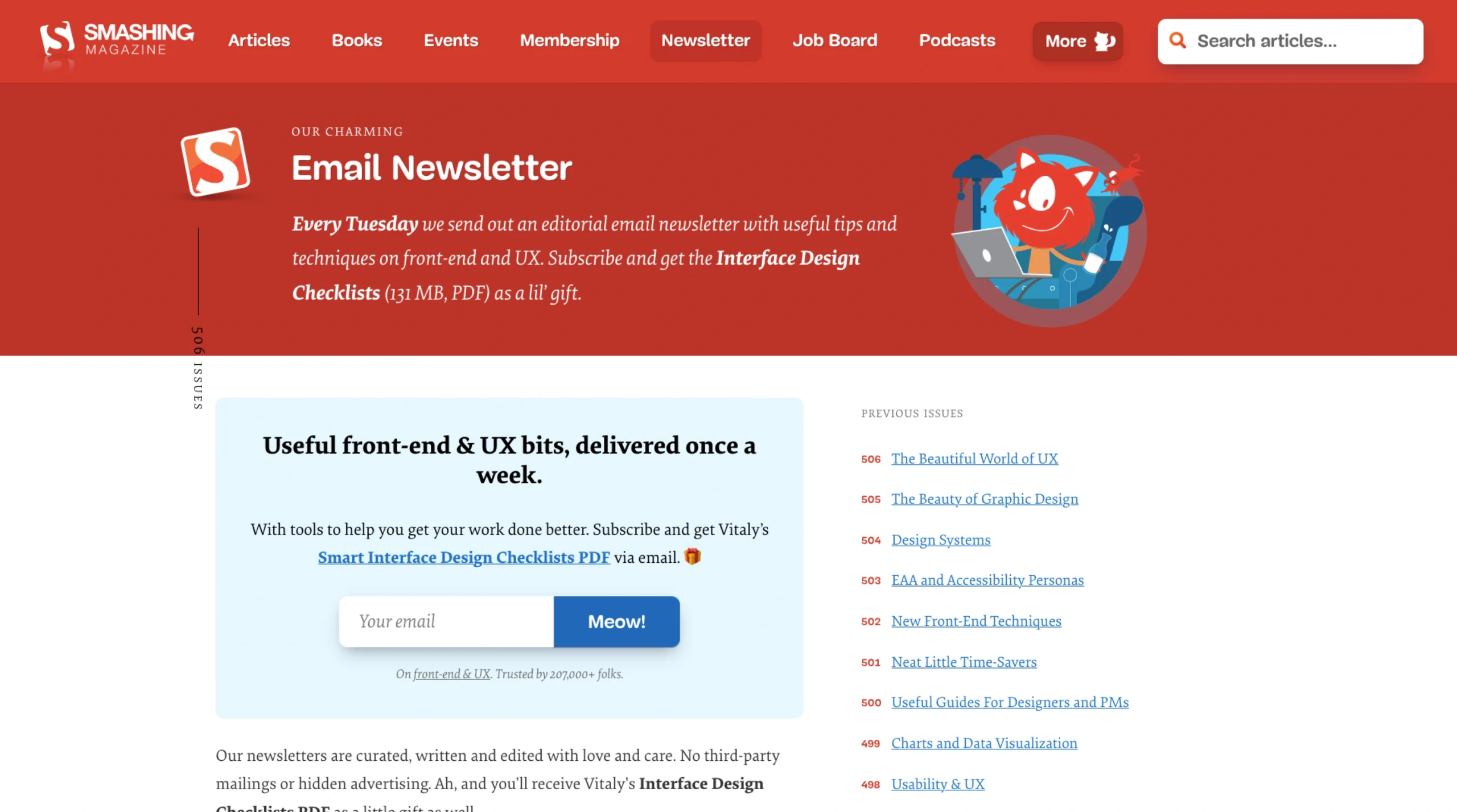 The Smashing Newsletter