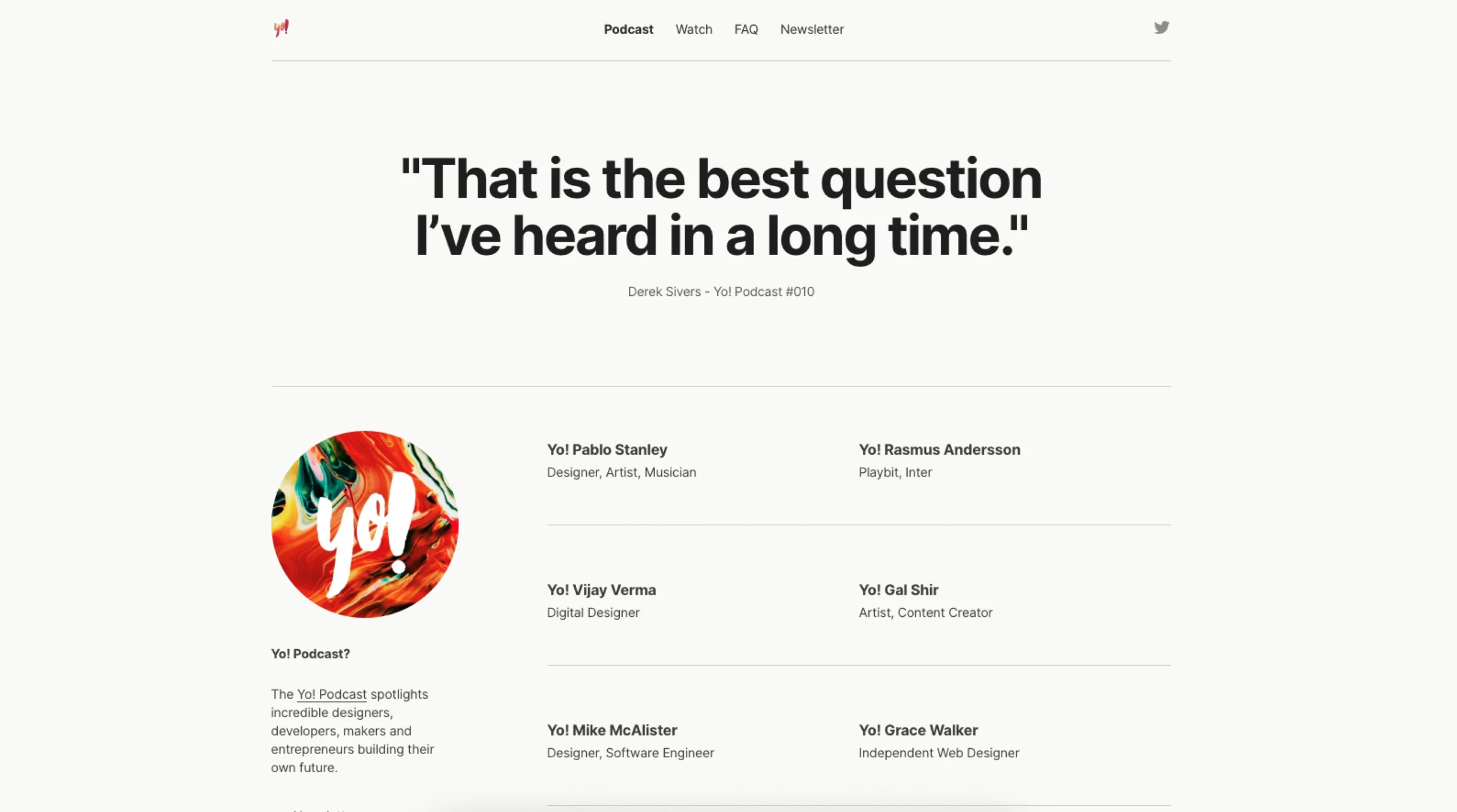 Yo! Podcast