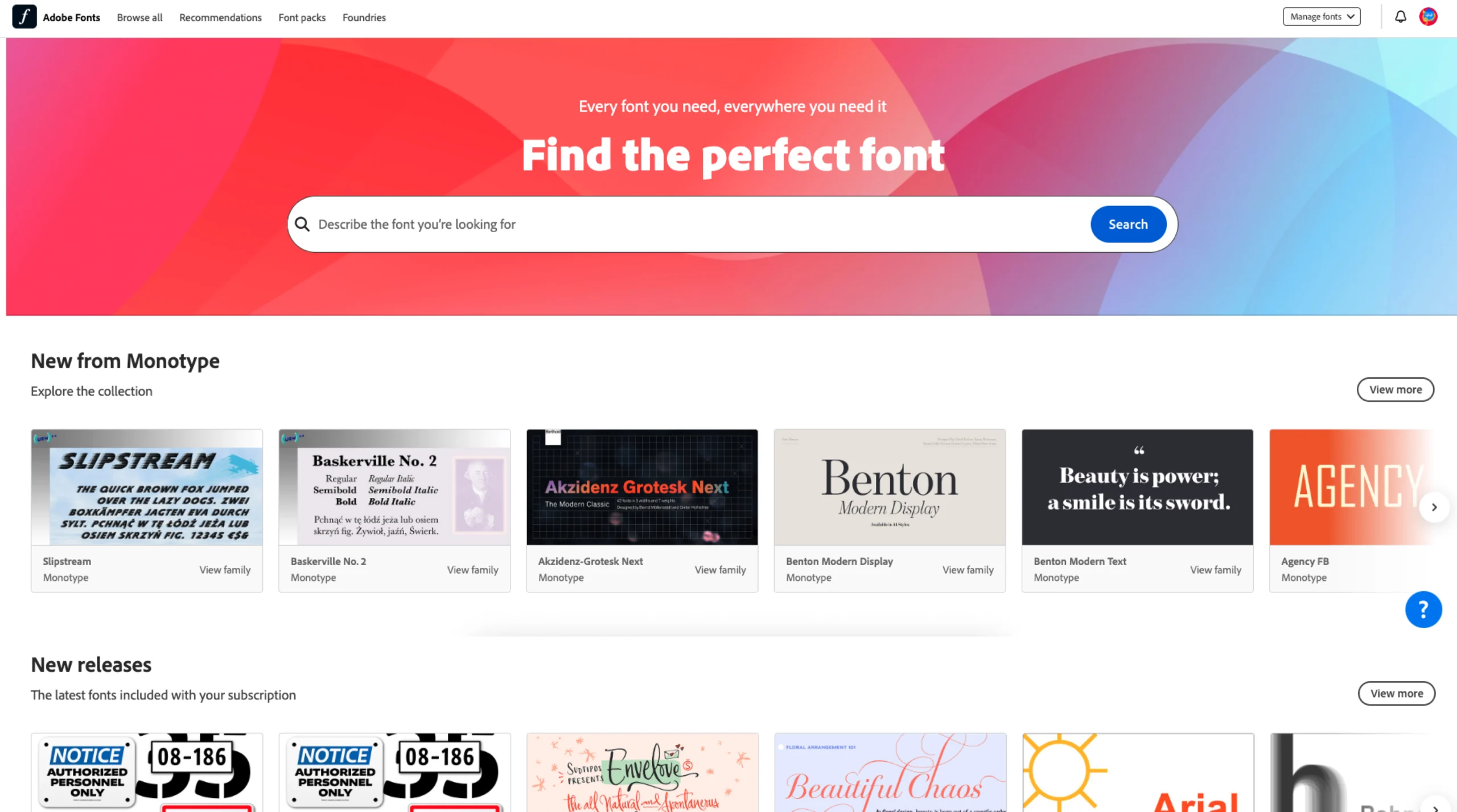 Adobe Fonts