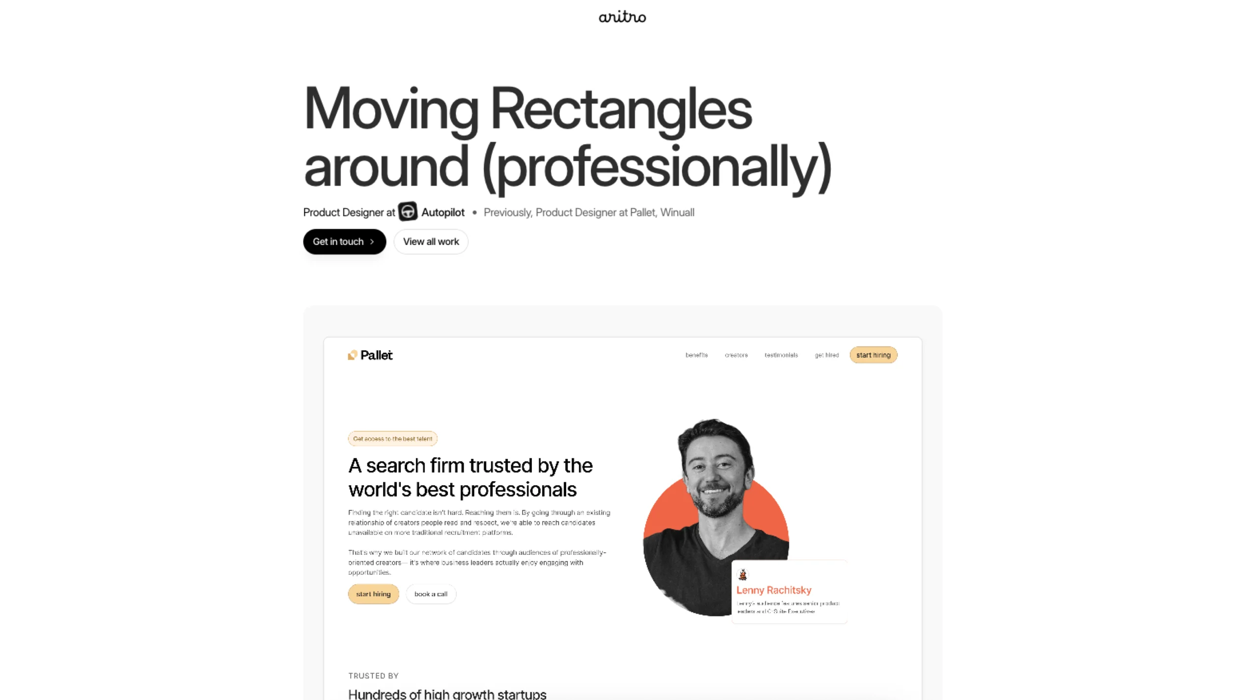 Aritro Paul’s Portfolio