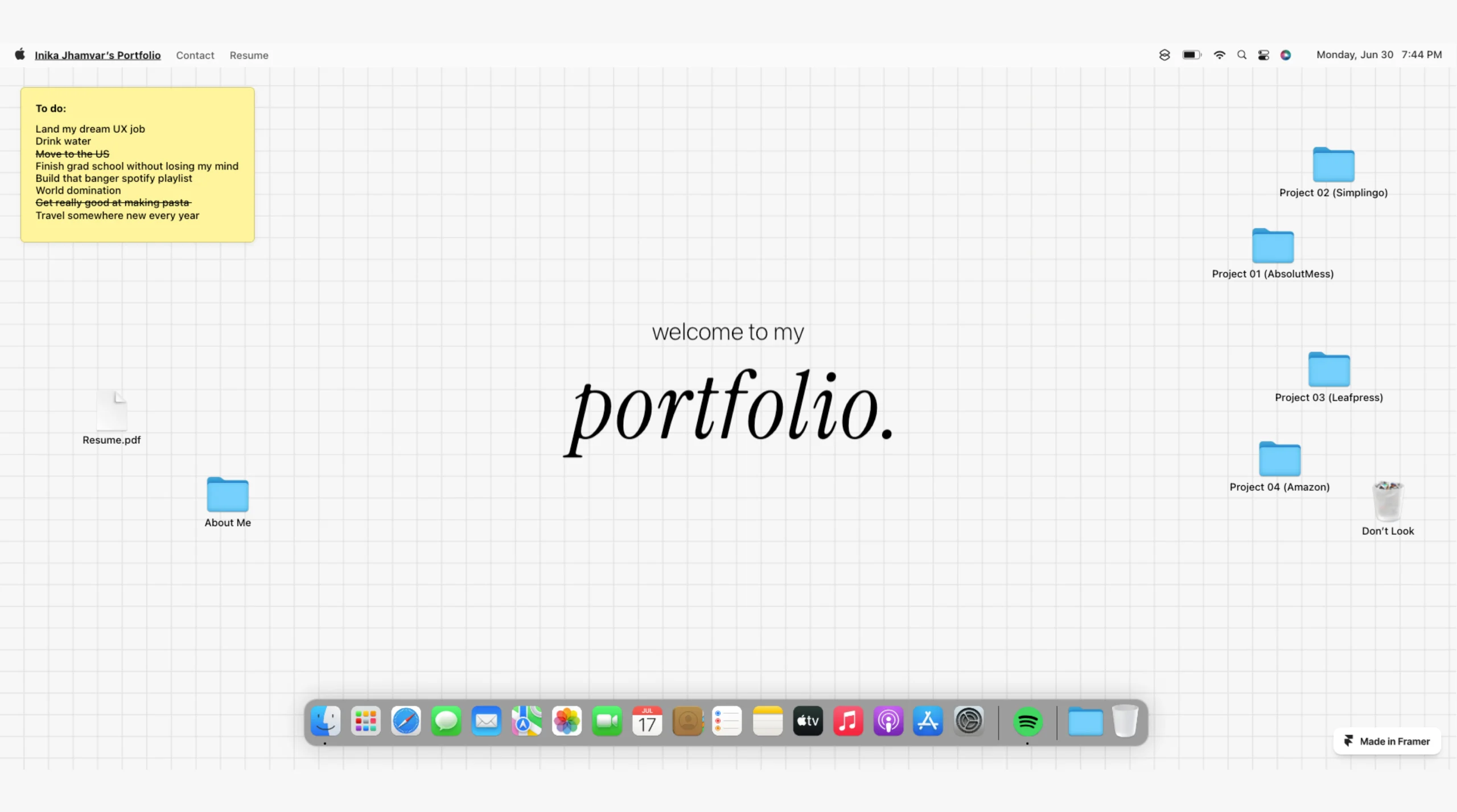 Inika’s Desktop 2025
