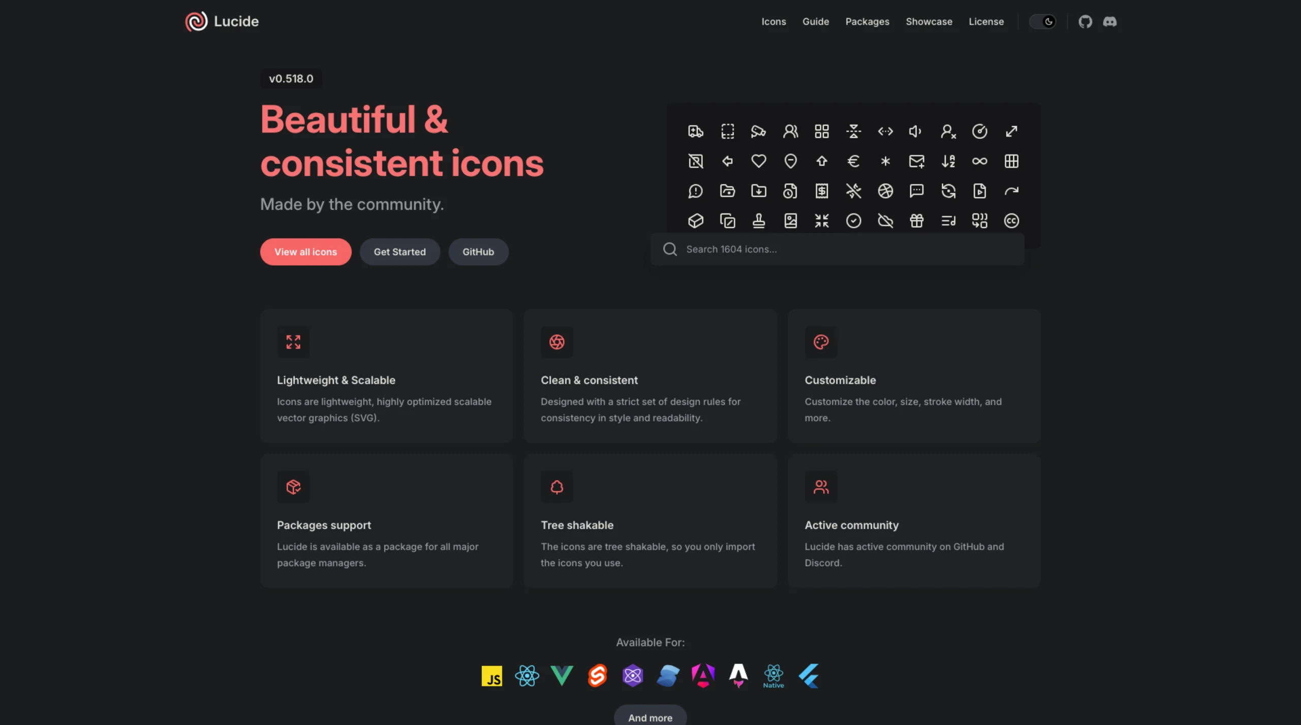 Lucide icon