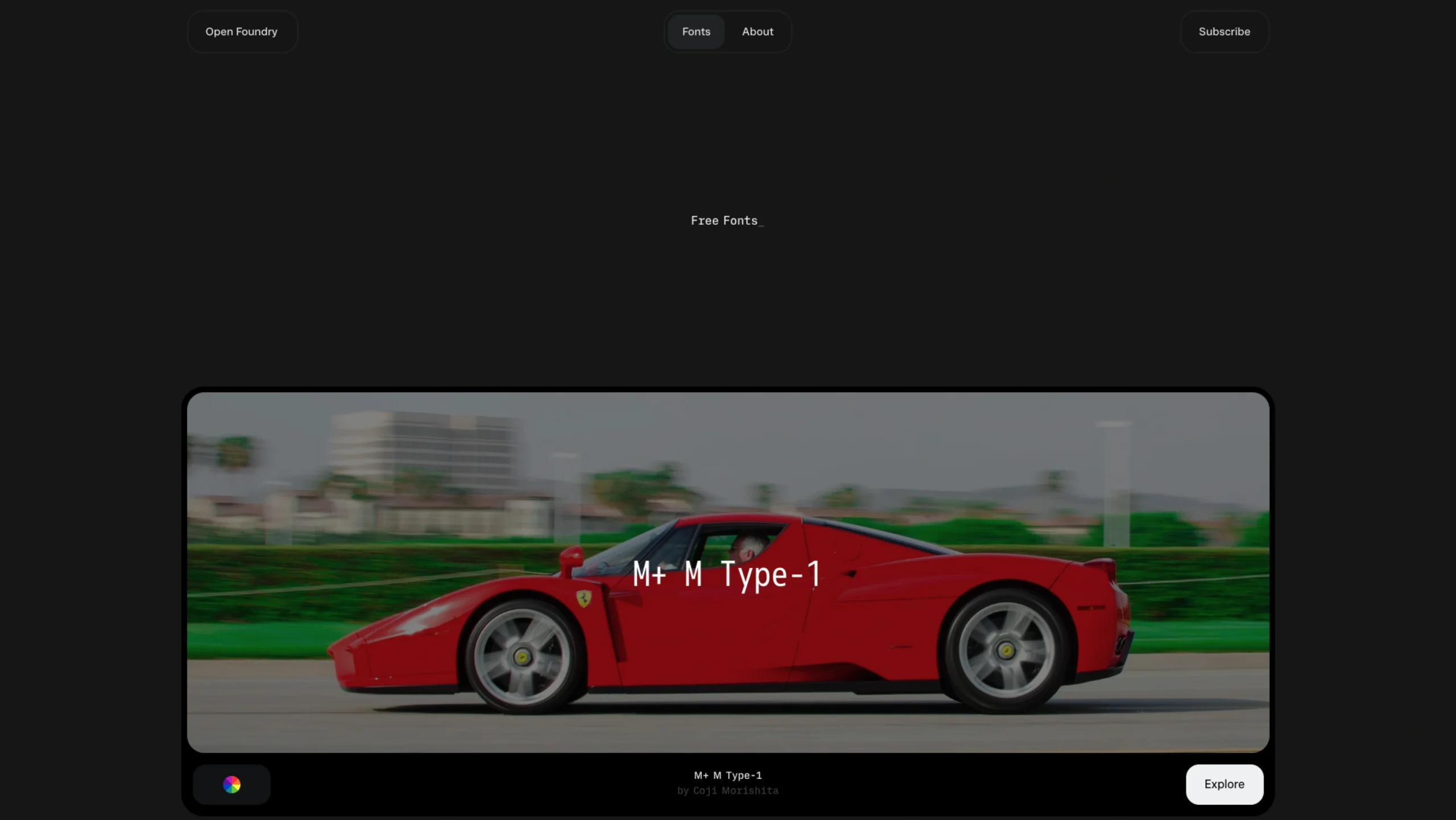 Open Foundry – Fonts Collection