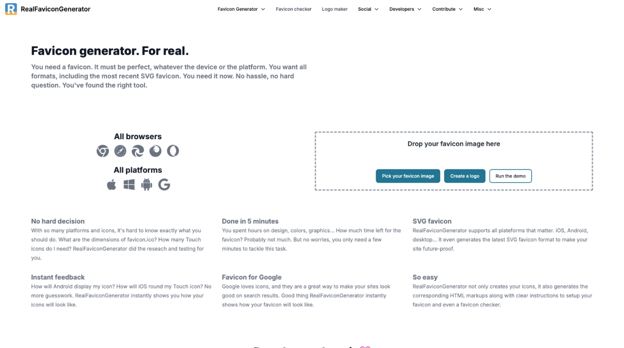 Real Favicon Generator
