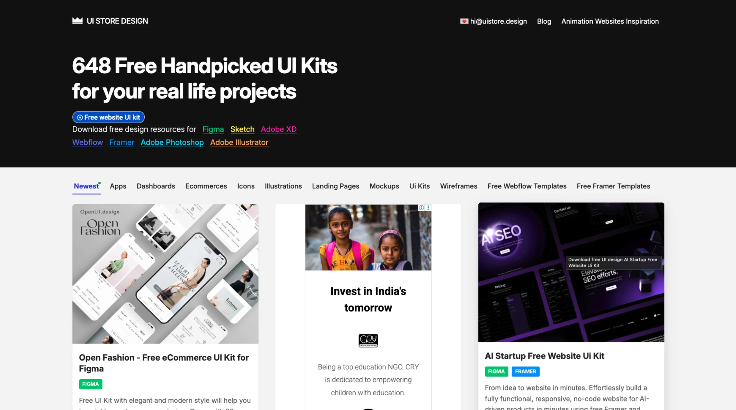 UI Store Design