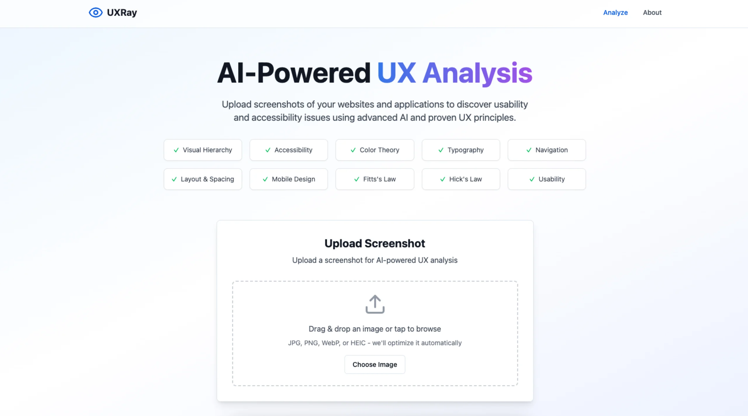 UXRay – AI-Powered UX Analysis
