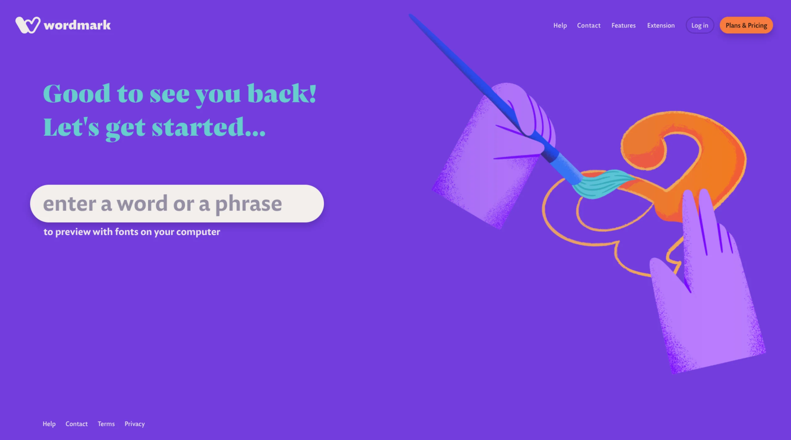 Wordmark – Fonts Scanner