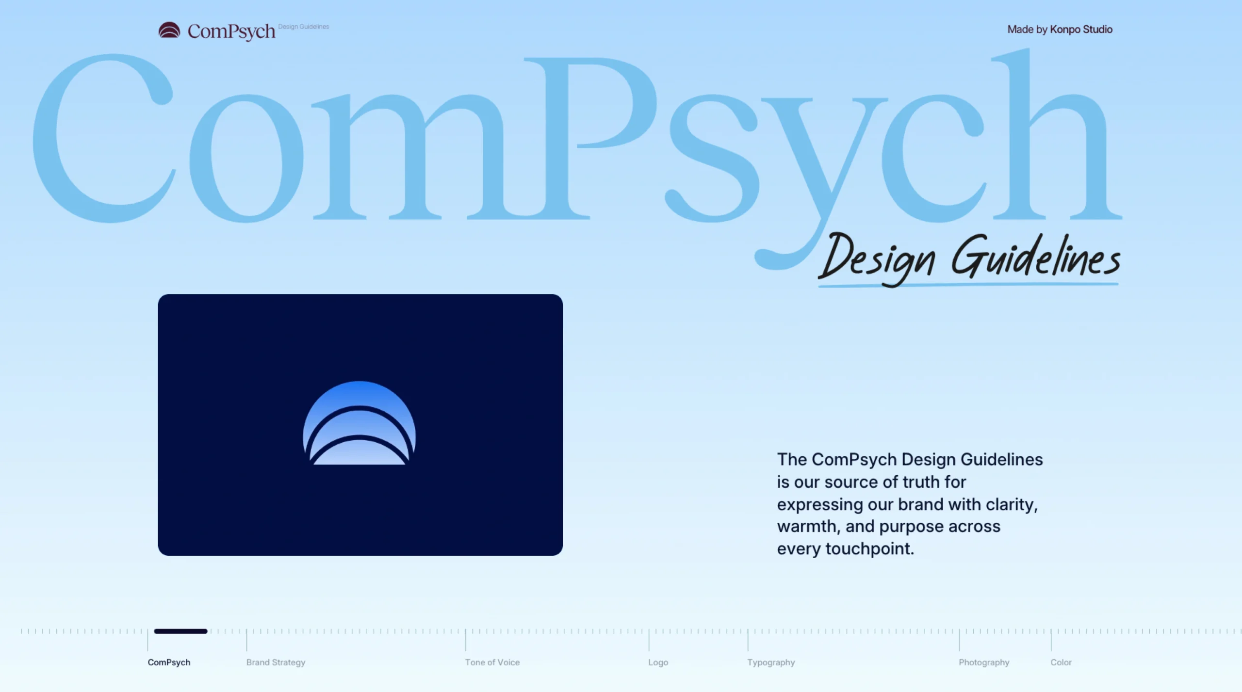 ComPsych Brand Guidelines (by Konpo Studio)