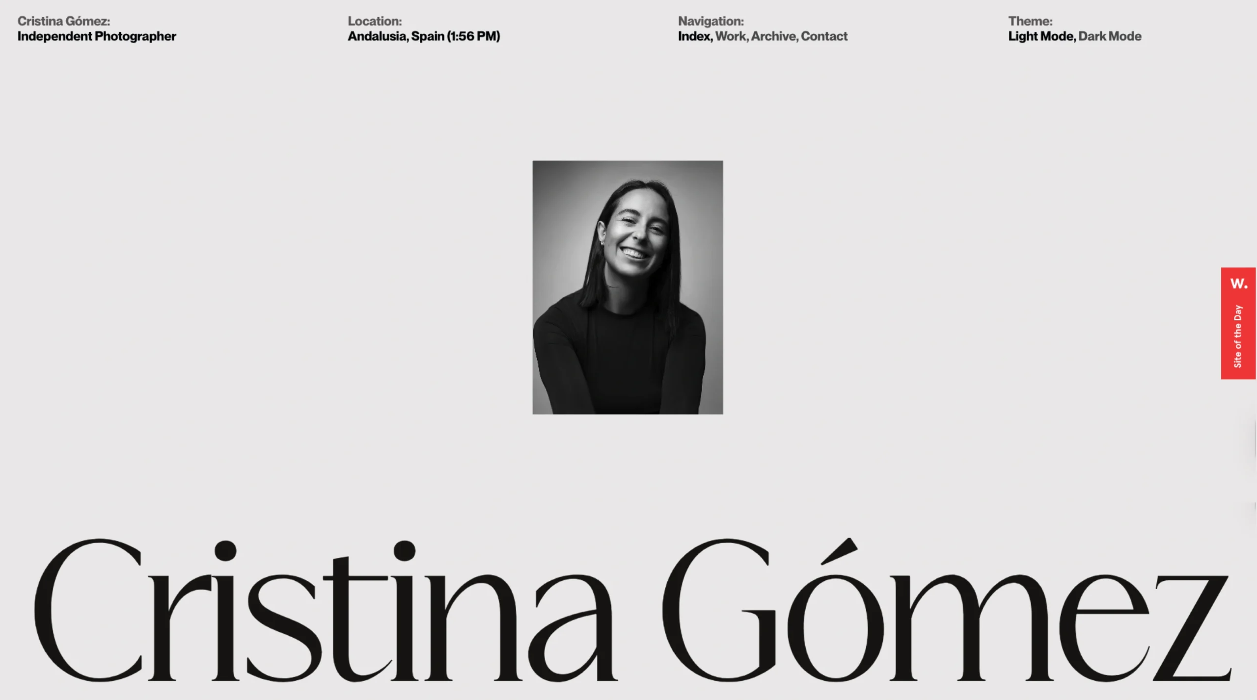 Cristina Gómez Ruiz – Independent Photographer & Graphic Designer