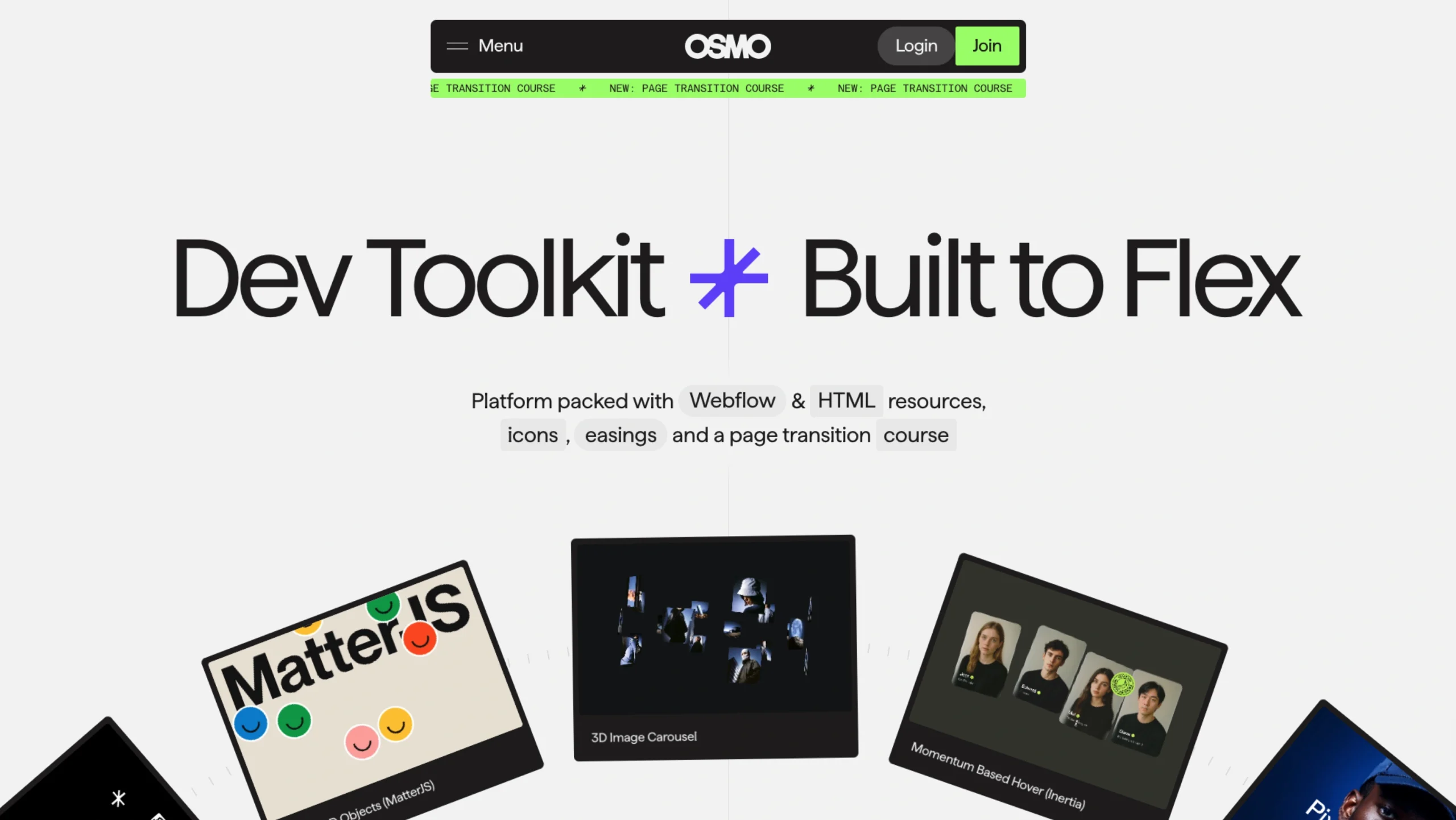 Osmo Supply – Start Building Memorable Websites