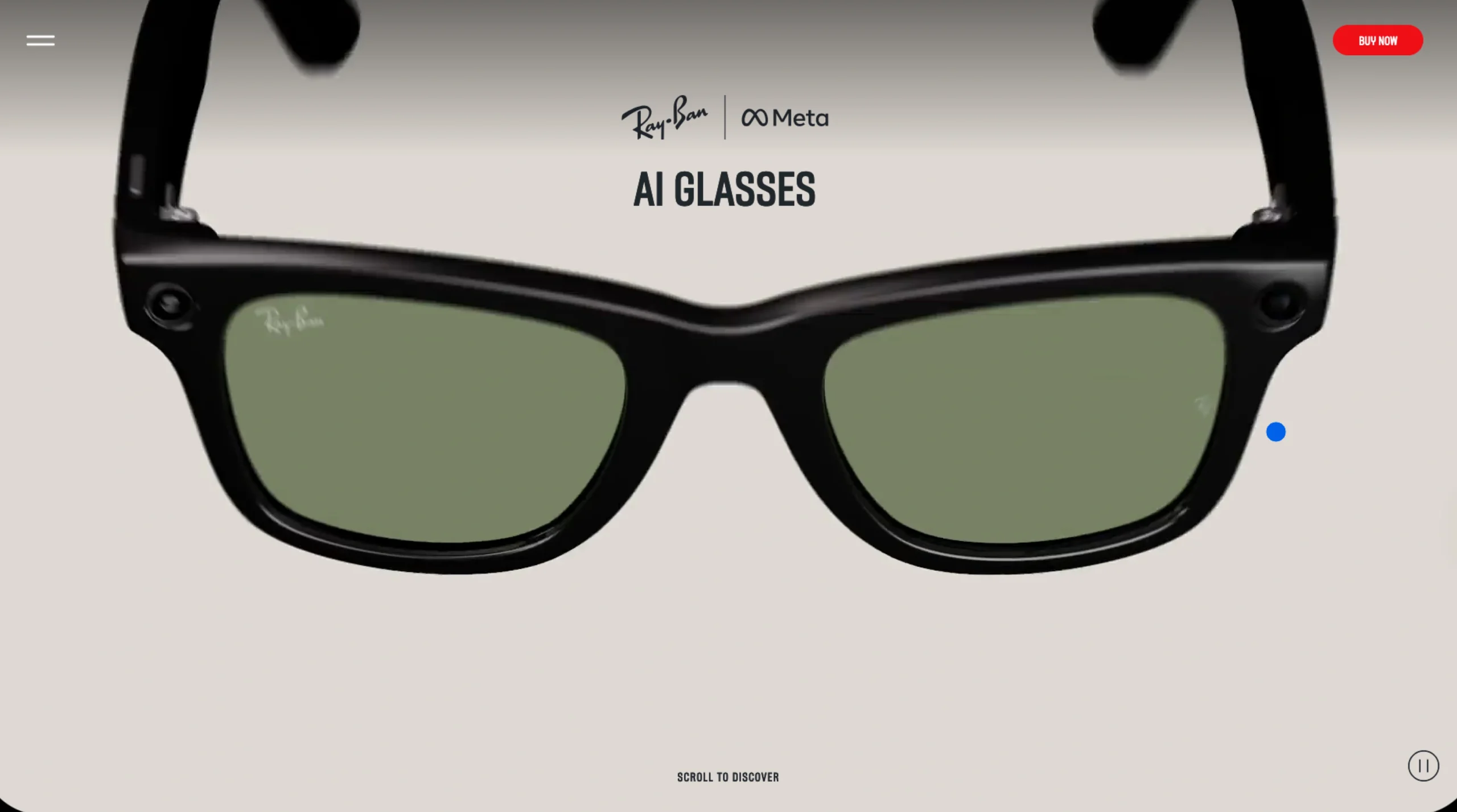 Ray‑Ban Meta AI Glasses - UI UX Showcase