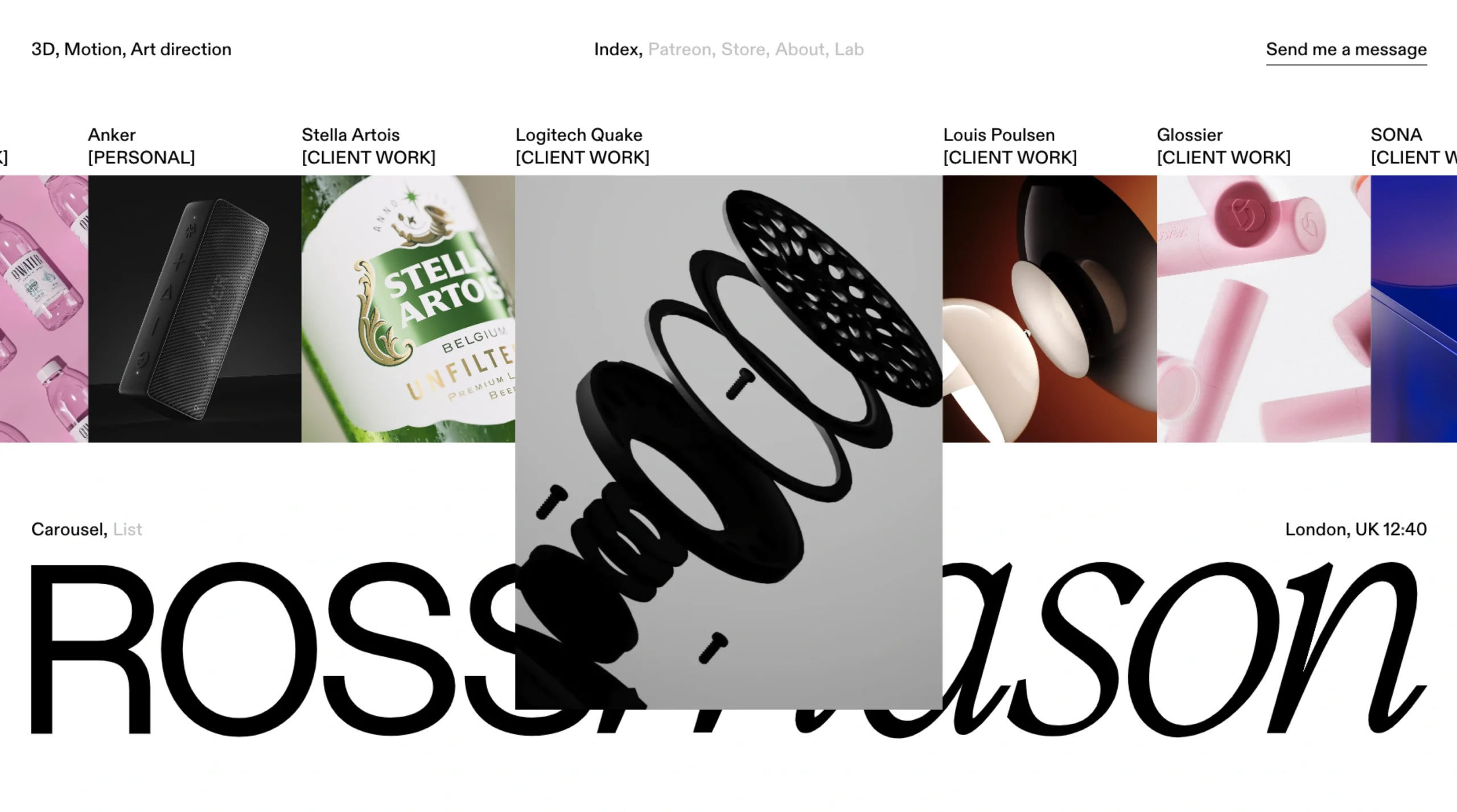 Ross Mason – Graphic, Motion & 3d Artist